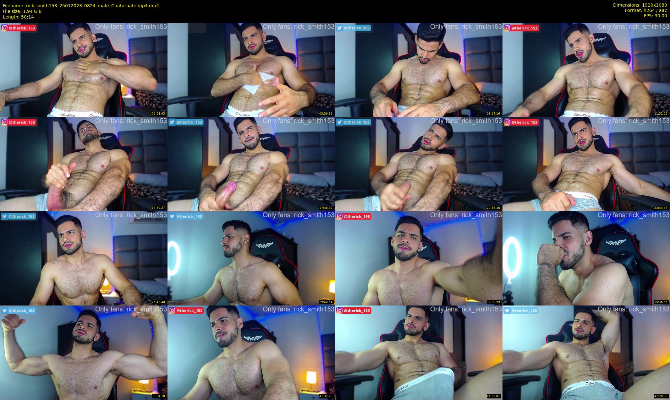 rick_smith153 — 51 minute Chaturbate male cam show recording, 1080p, Jan 25, 2023
