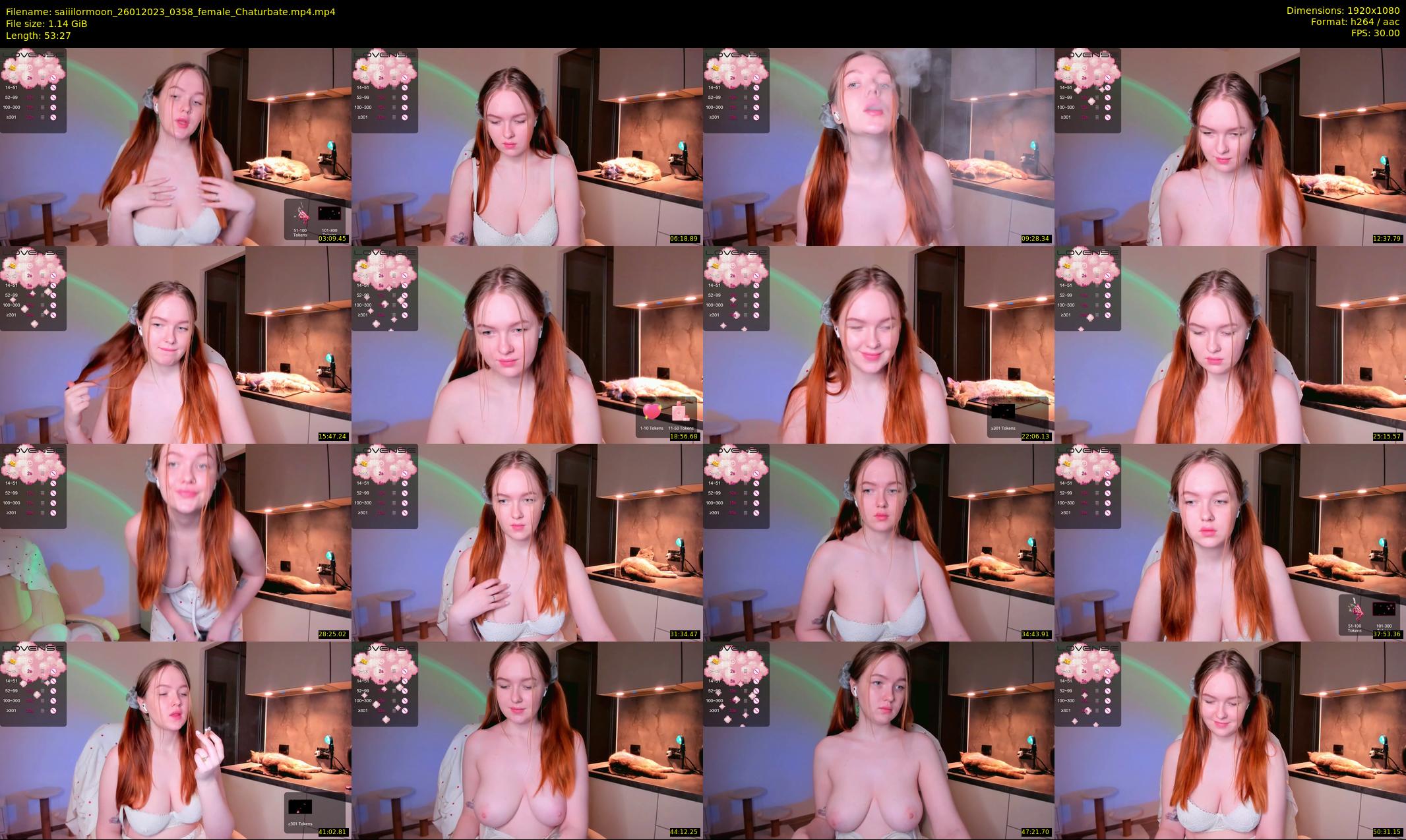 saiiilormoon — 54 minute Chaturbate female cam show recording, 1080p, Jan 26, 2023