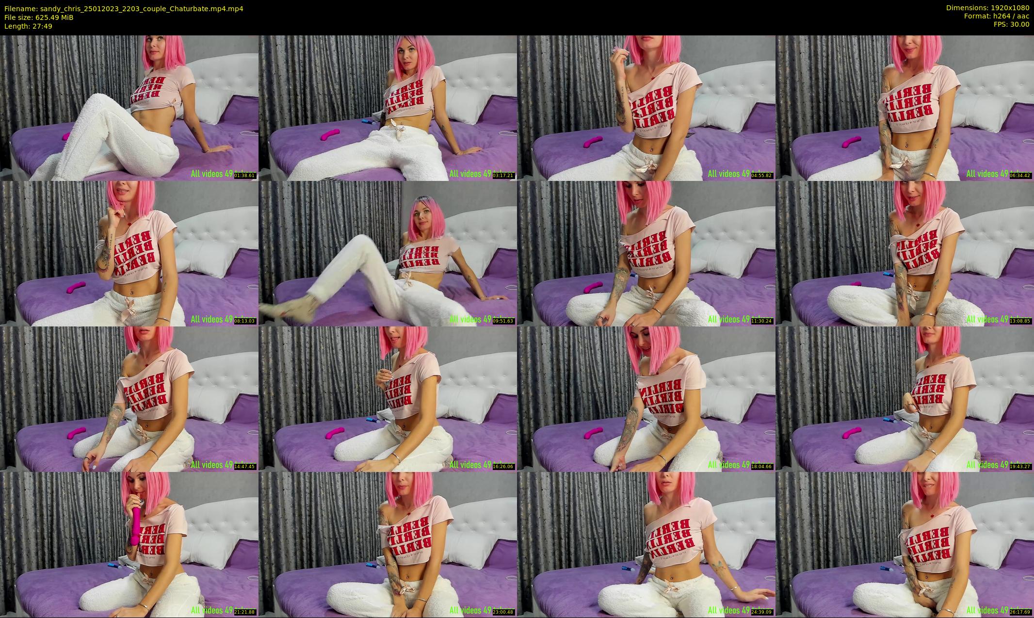 sandy_chris — 28 minute Chaturbate couple cam show recording, 1080p, Jan 25, 2023
