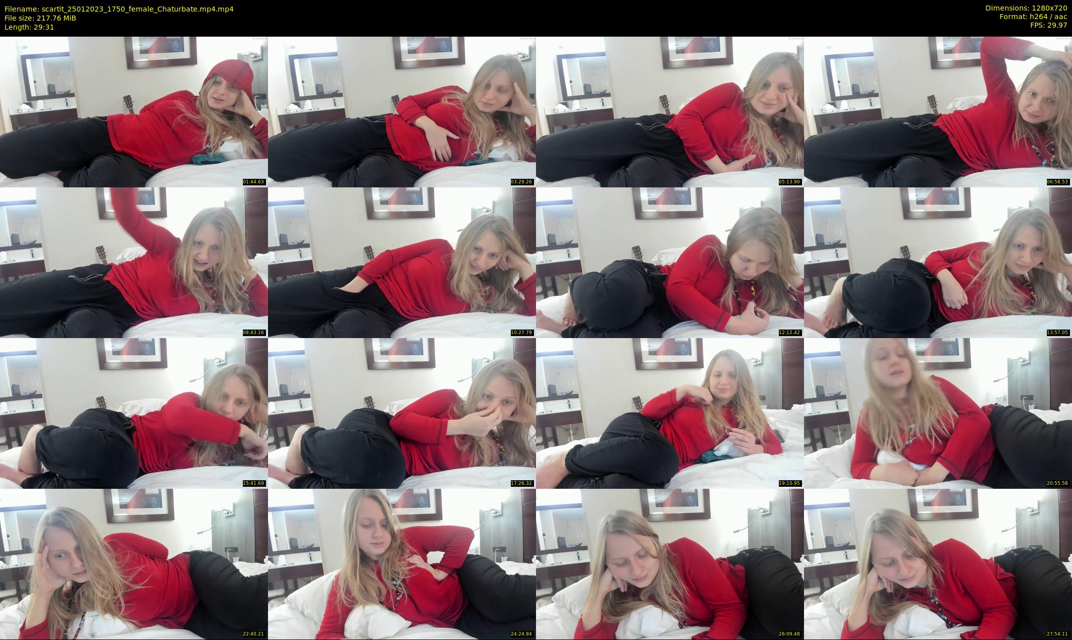 scartit — 30 minute Chaturbate female cam show recording, 720p, Jan 25, 2023