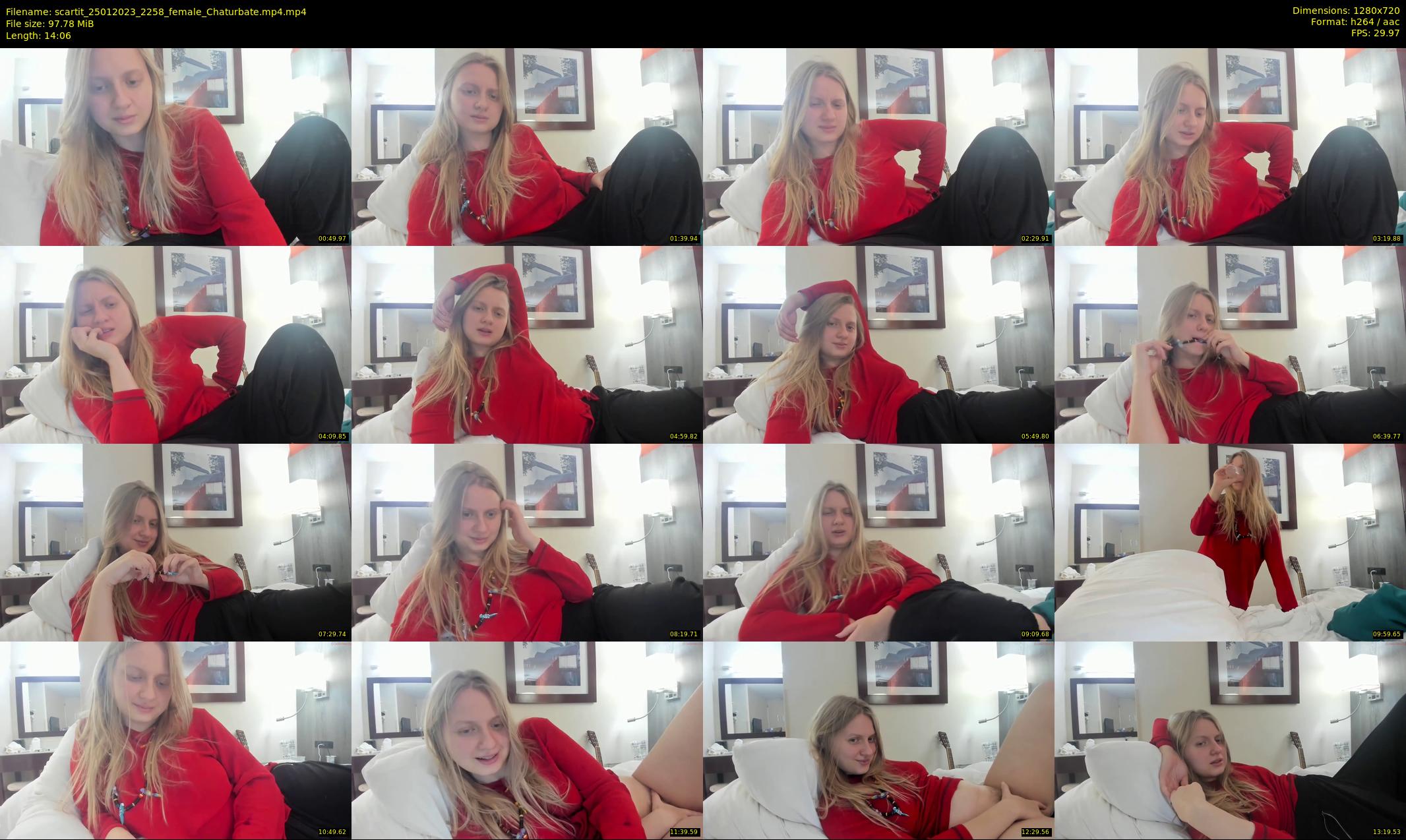scartit — 15 minute Chaturbate female cam show recording, 720p, Jan 25, 2023
