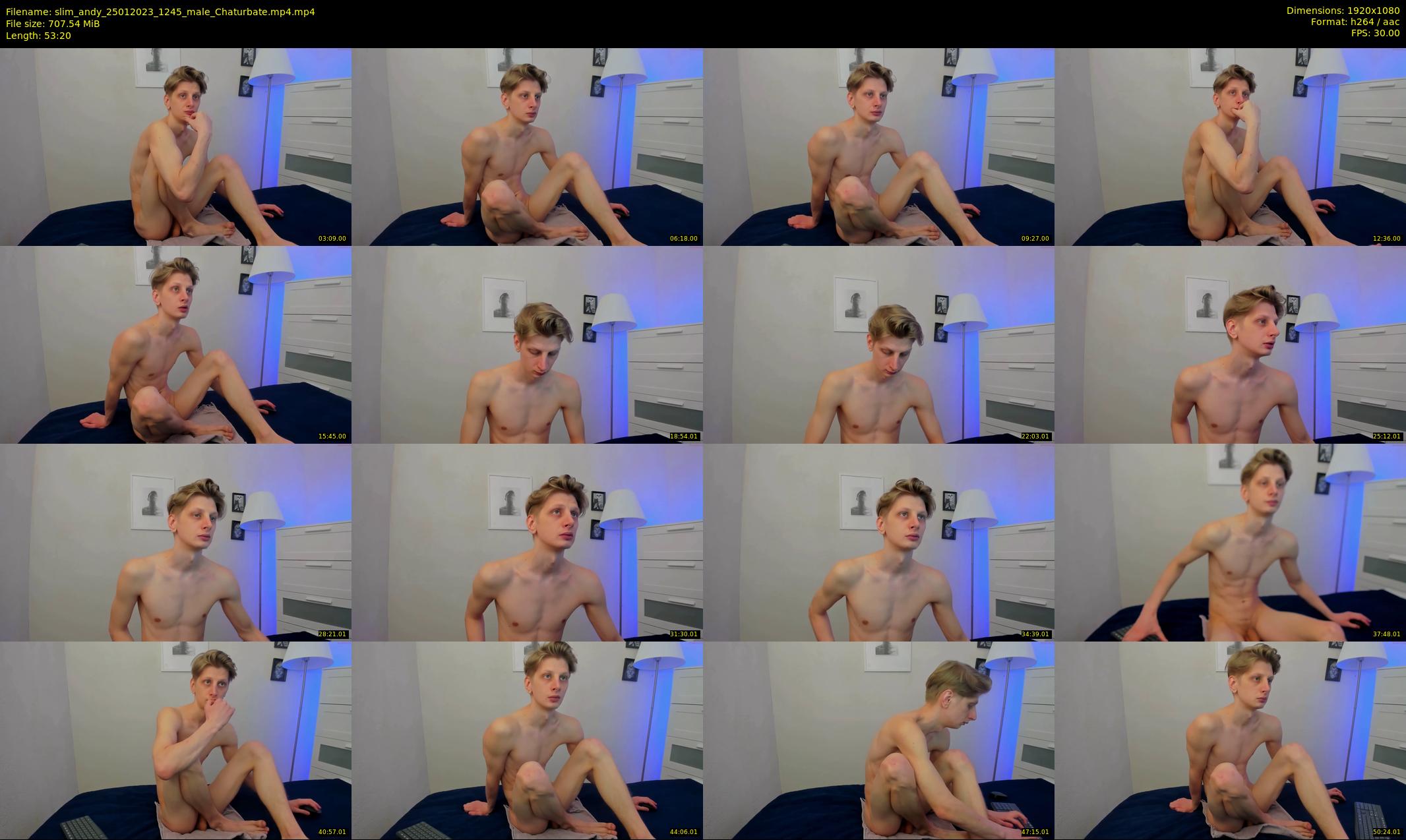 slim_andy — 54 minute Chaturbate male cam show recording, 1080p, Jan 25, 2023