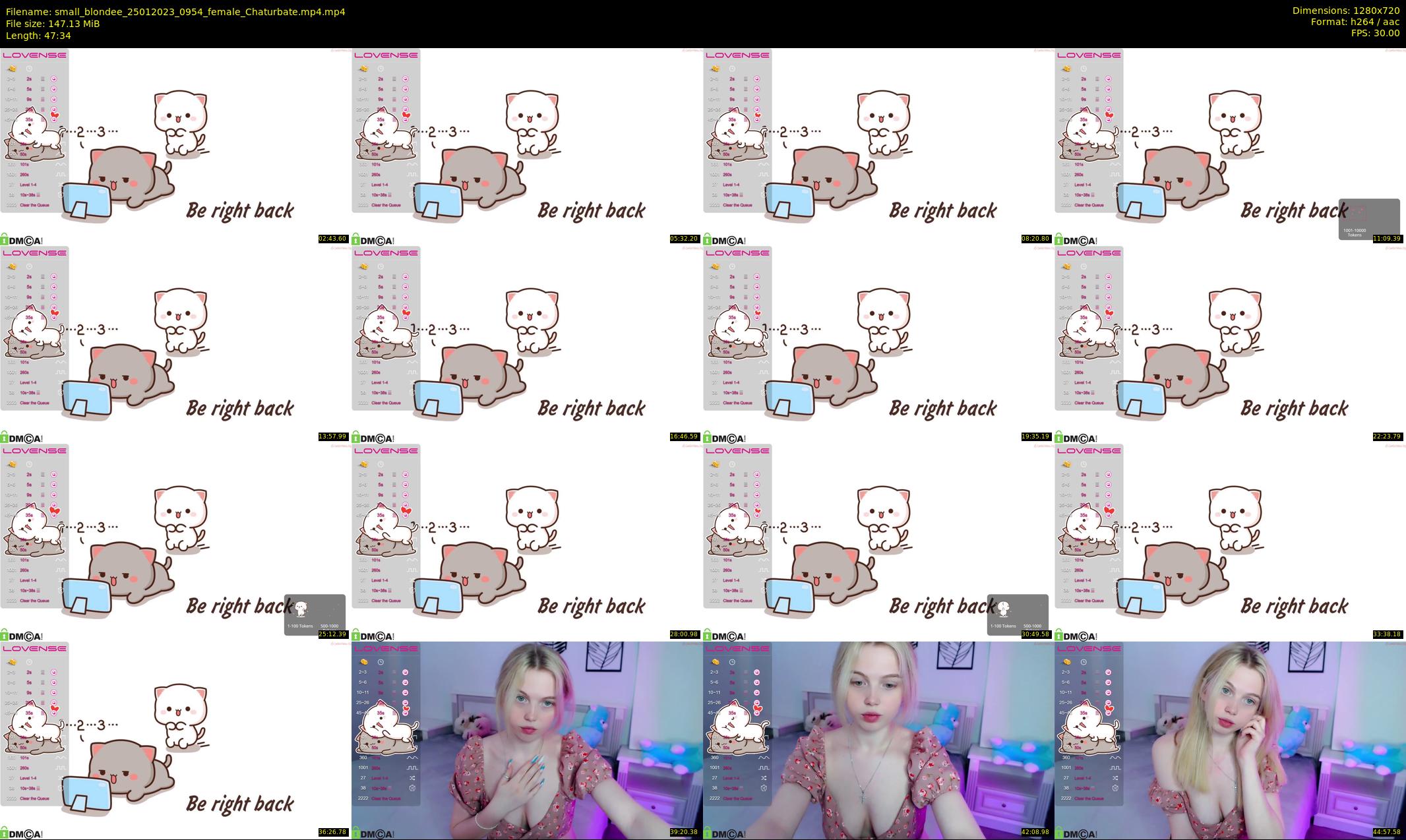 small_blondee — 48 minute Chaturbate female cam show recording, 720p, Jan 25, 2023