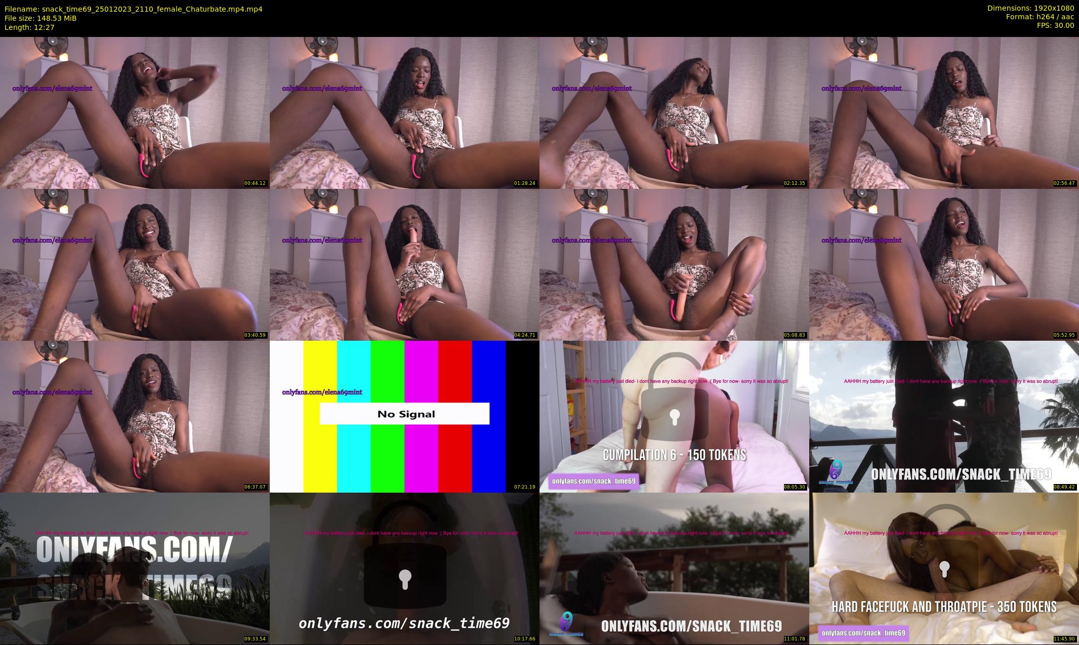 snack_time69 — 13 minute Chaturbate couple cam show recording, 1080p, Jan 25, 2023