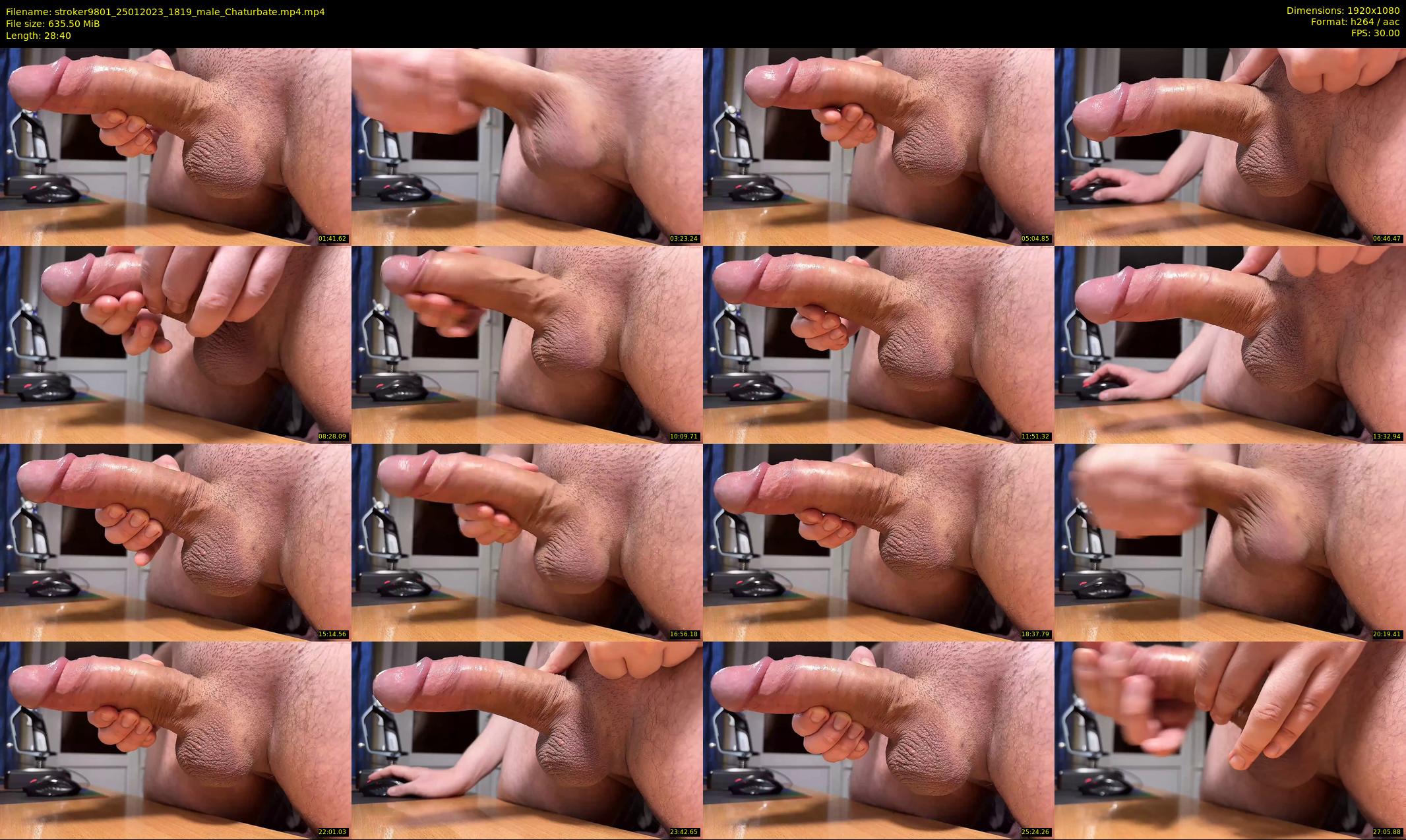 stroker9801 — 29 minute Chaturbate male cam show recording, 1080p, Jan 25, 2023