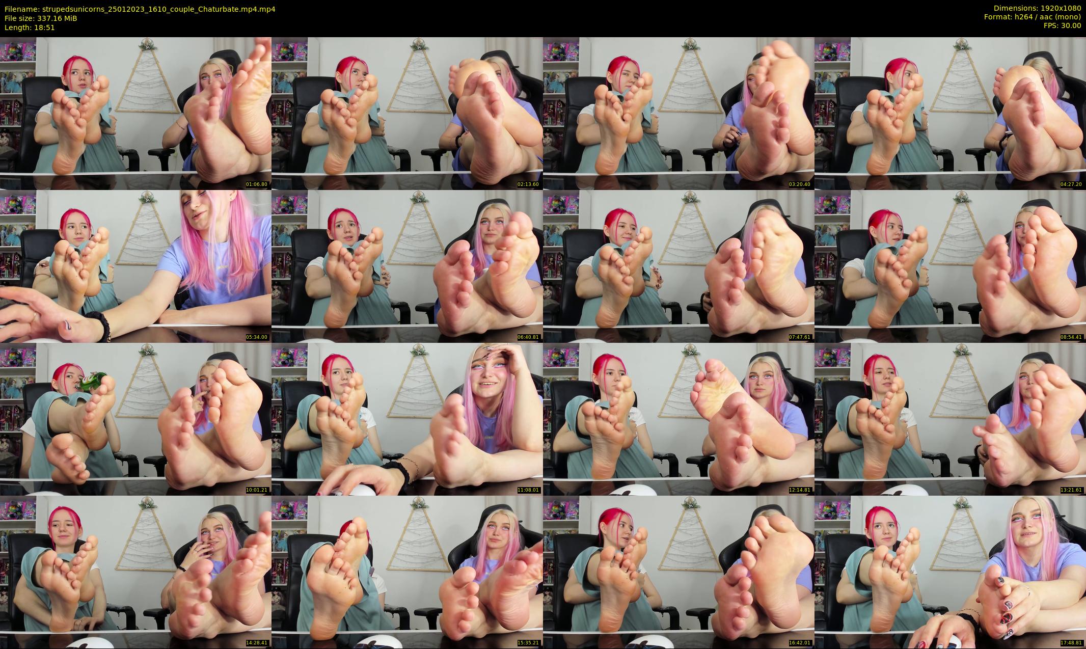 strupedsunicorns — 19 minute Chaturbate couple cam show recording, 1080p, Jan 25, 2023