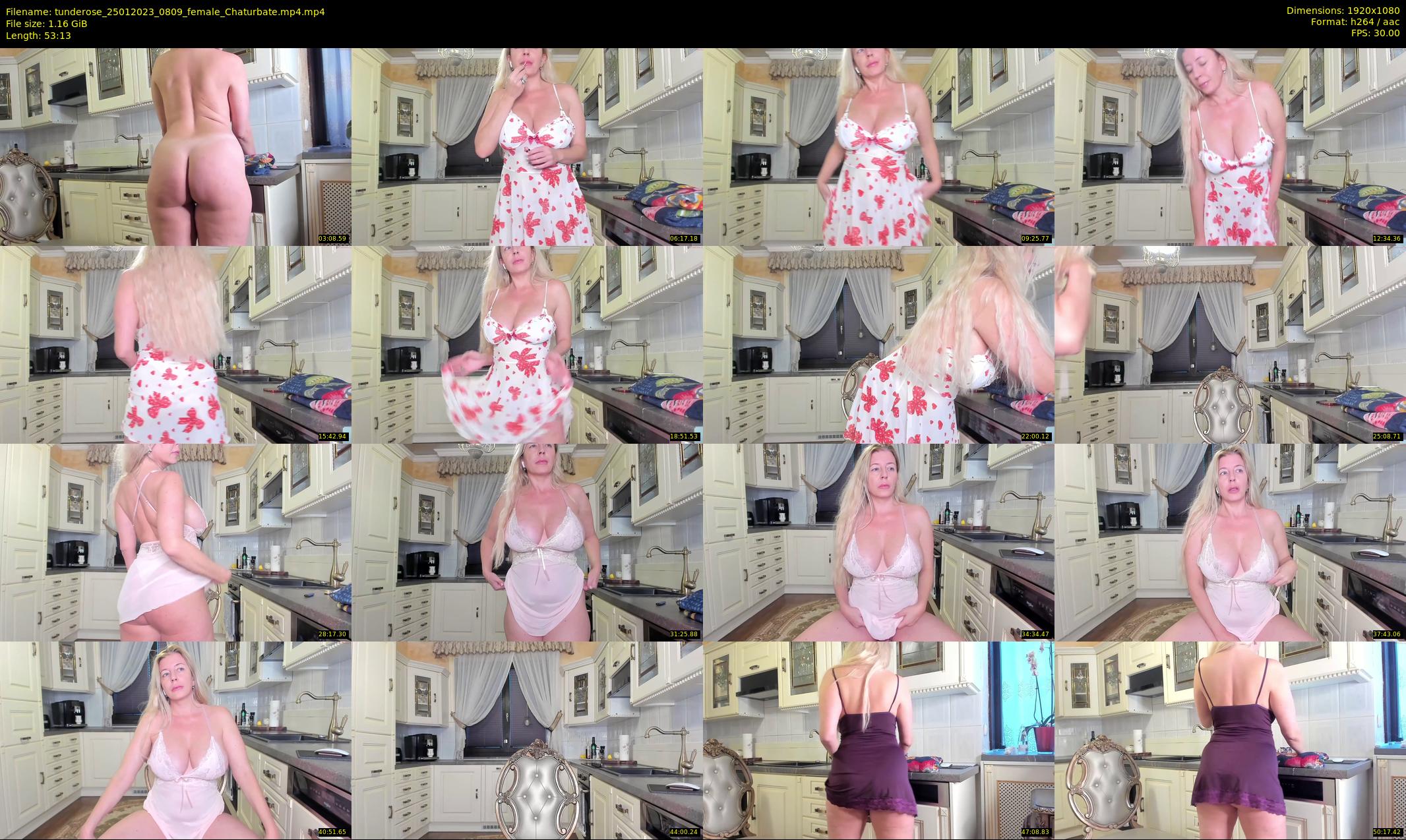 tunderose — 54 minute Chaturbate female cam show recording, 1080p, Jan 25, 2023