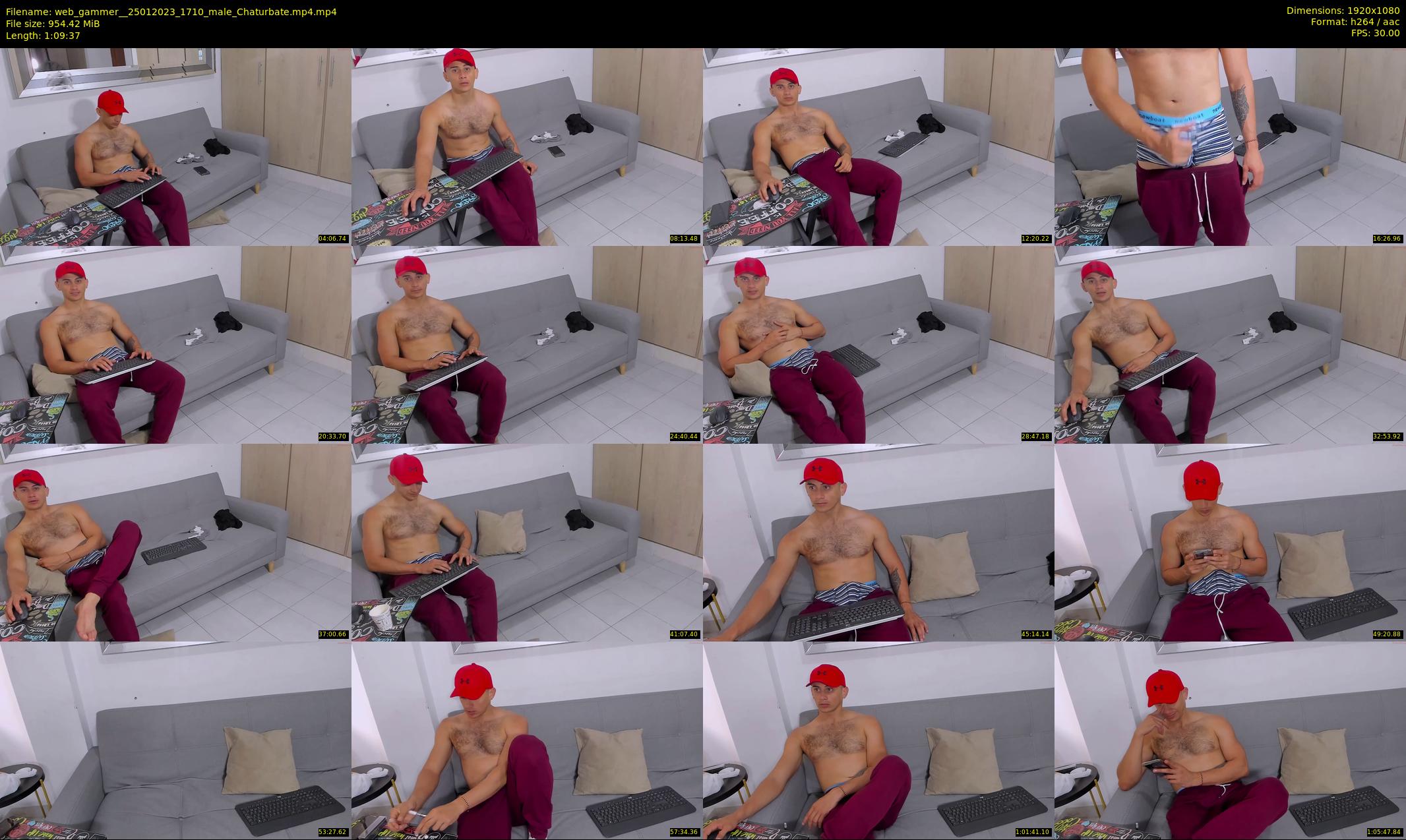 web_gammer_ — 70 minute Chaturbate male cam show recording, 1080p, Jan 25, 2023