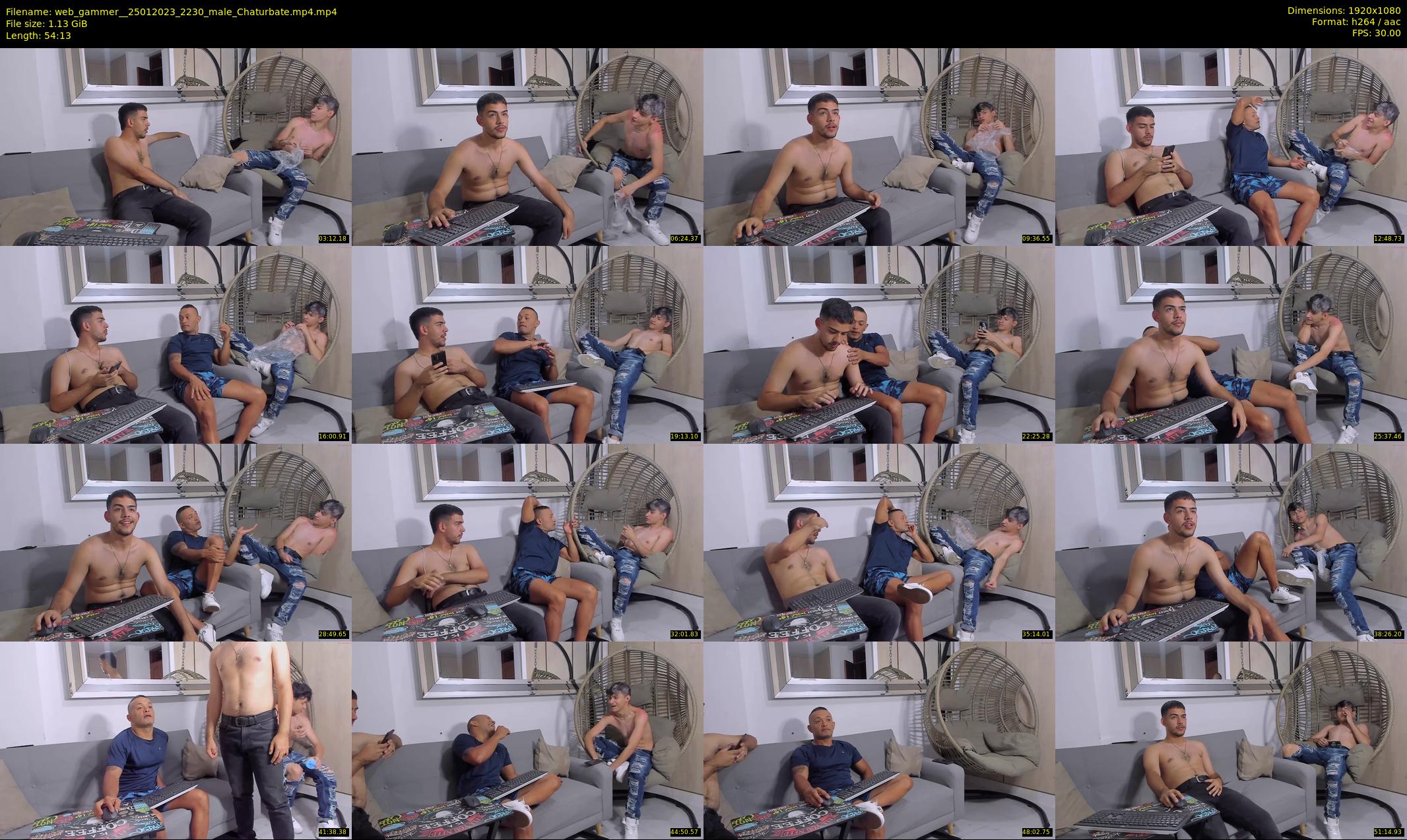 web_gammer_ — 55 minute Chaturbate male cam show recording, 1080p, Jan 25, 2023