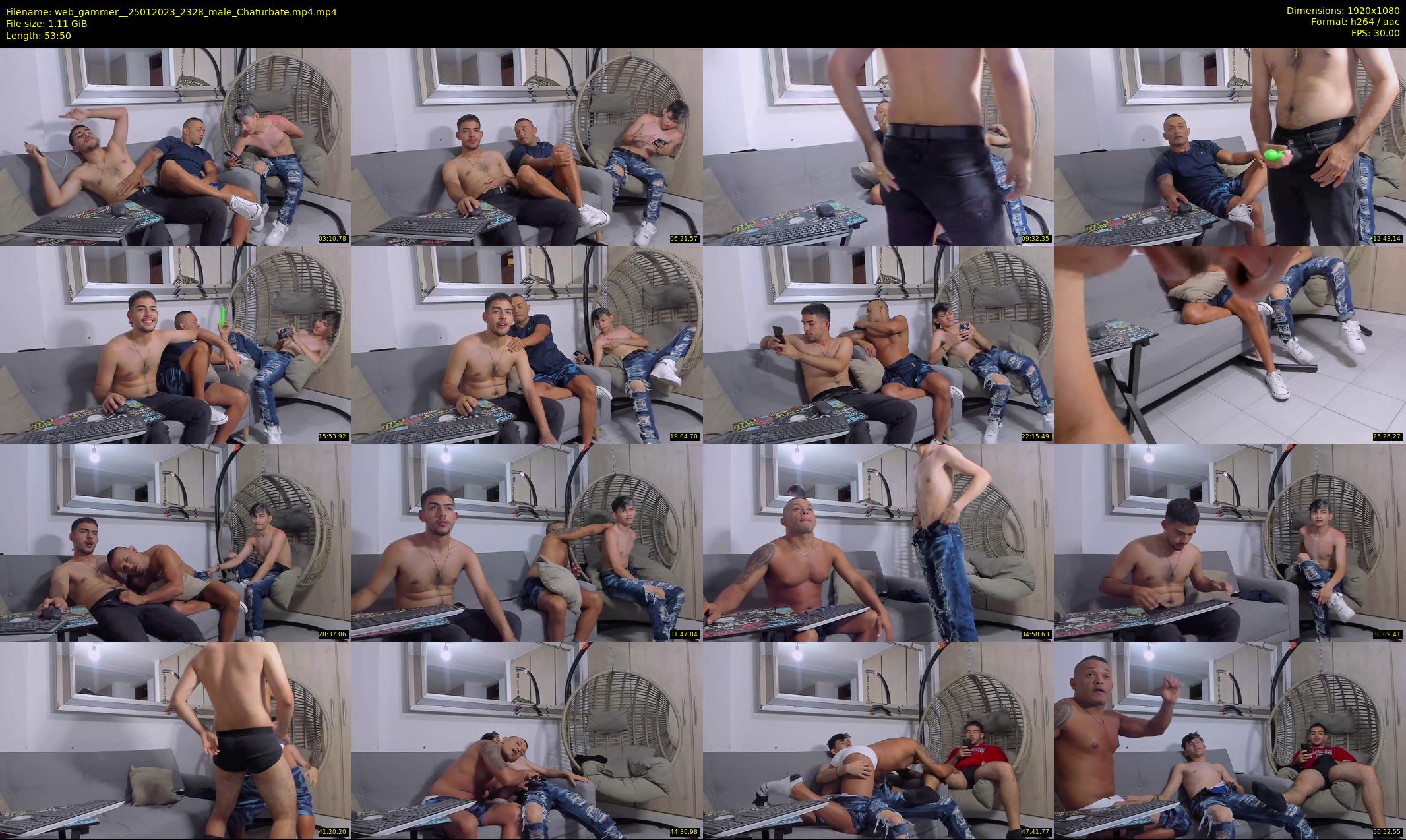 web_gammer_ — 54 minute Chaturbate male cam show recording, 1080p, Jan 25, 2023