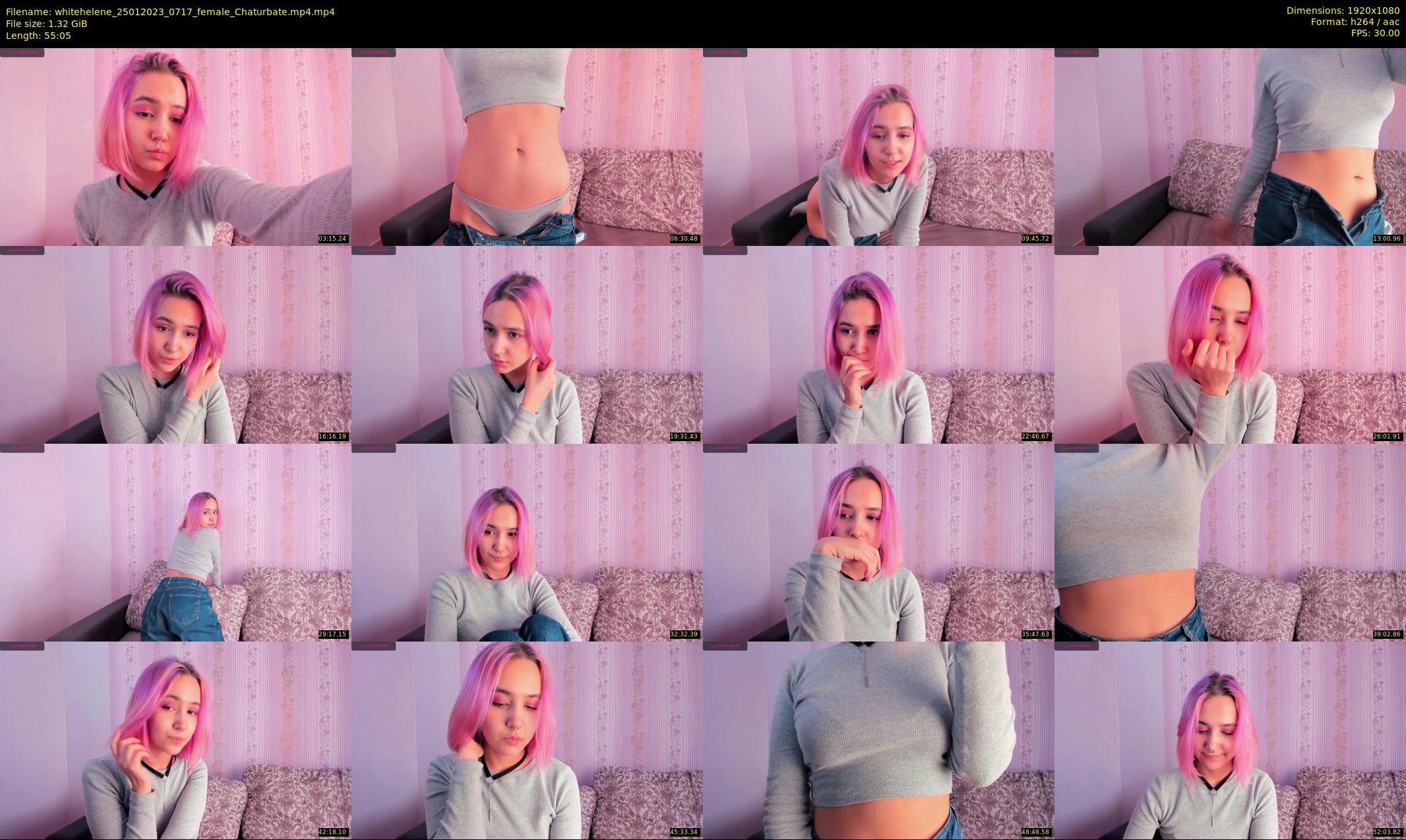 whitehelene — 56 minute Chaturbate female cam show recording, 1080p, Jan 25, 2023