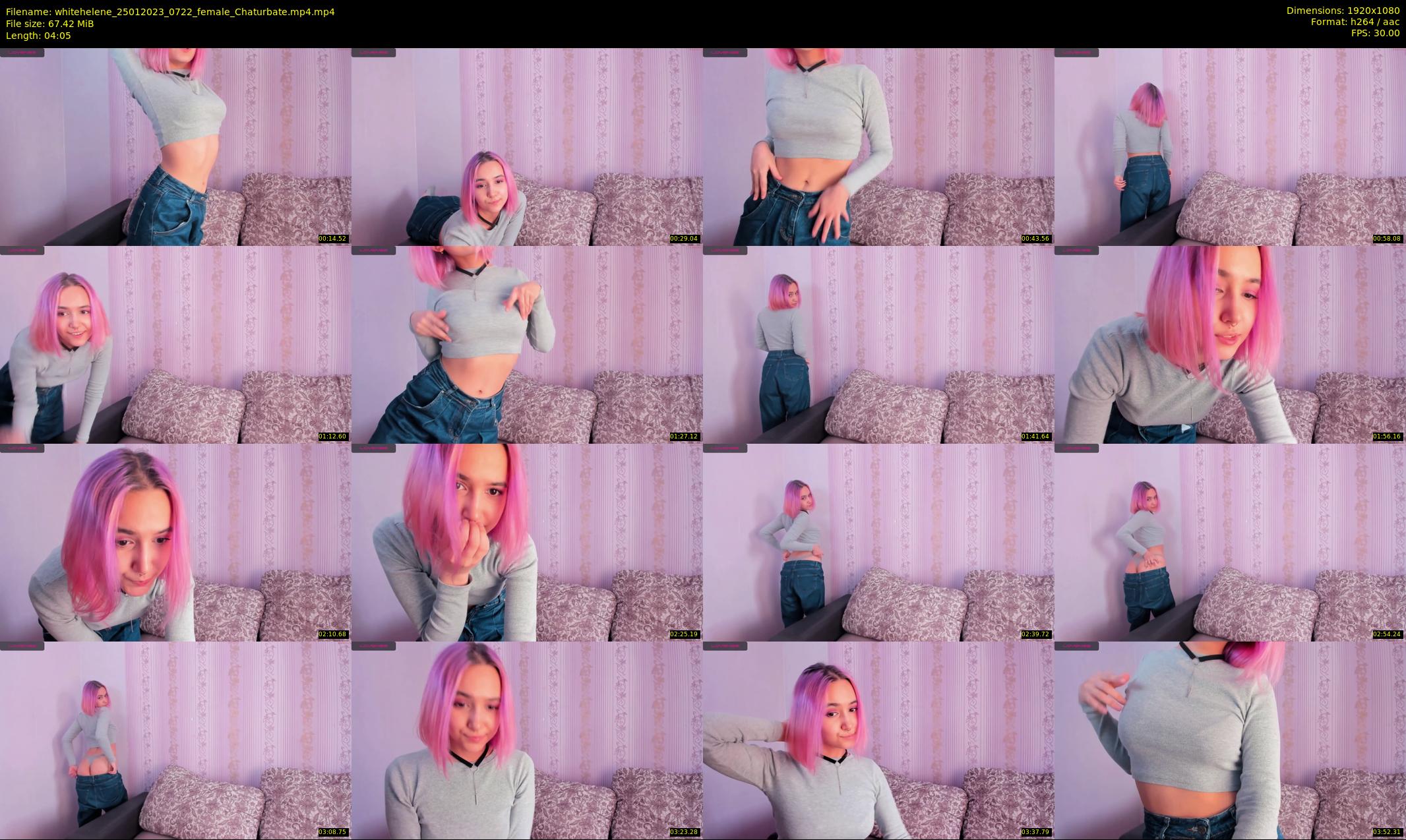 whitehelene — 5 minute Chaturbate female cam show recording, 1080p, Jan 25, 2023