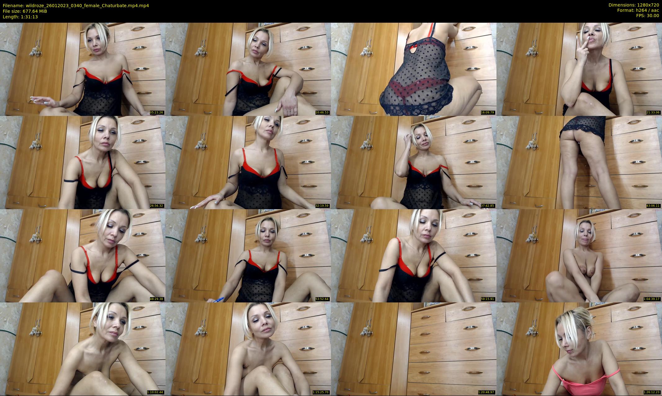 wildroze — 92 minute Chaturbate female cam show recording, 720p, Jan 26, 2023