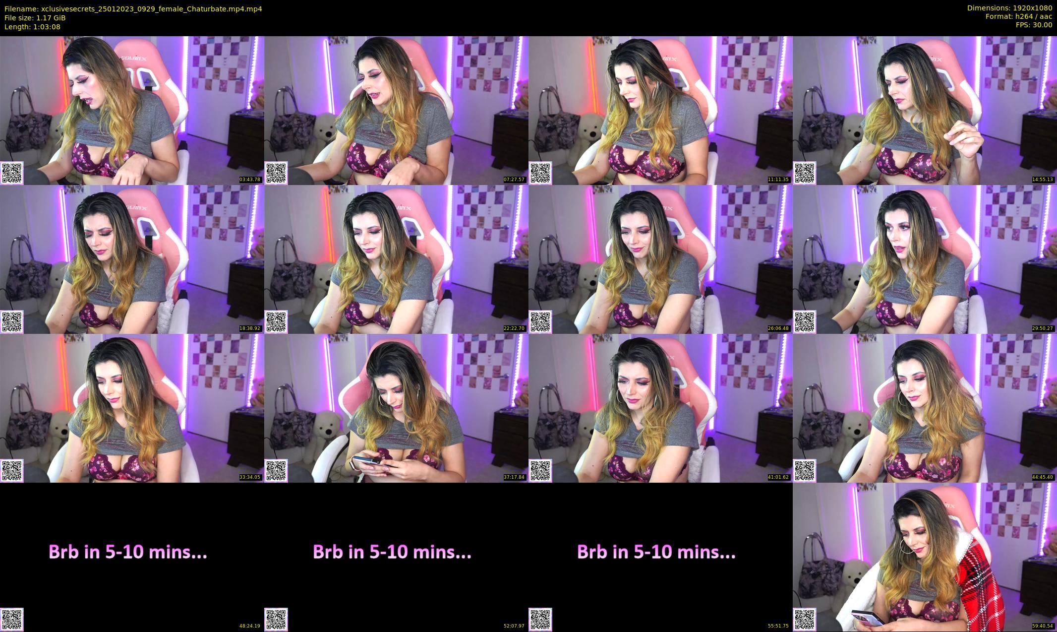 xclusivesecrets — 64 minute Chaturbate female cam show recording, 1080p, Jan 25, 2023
