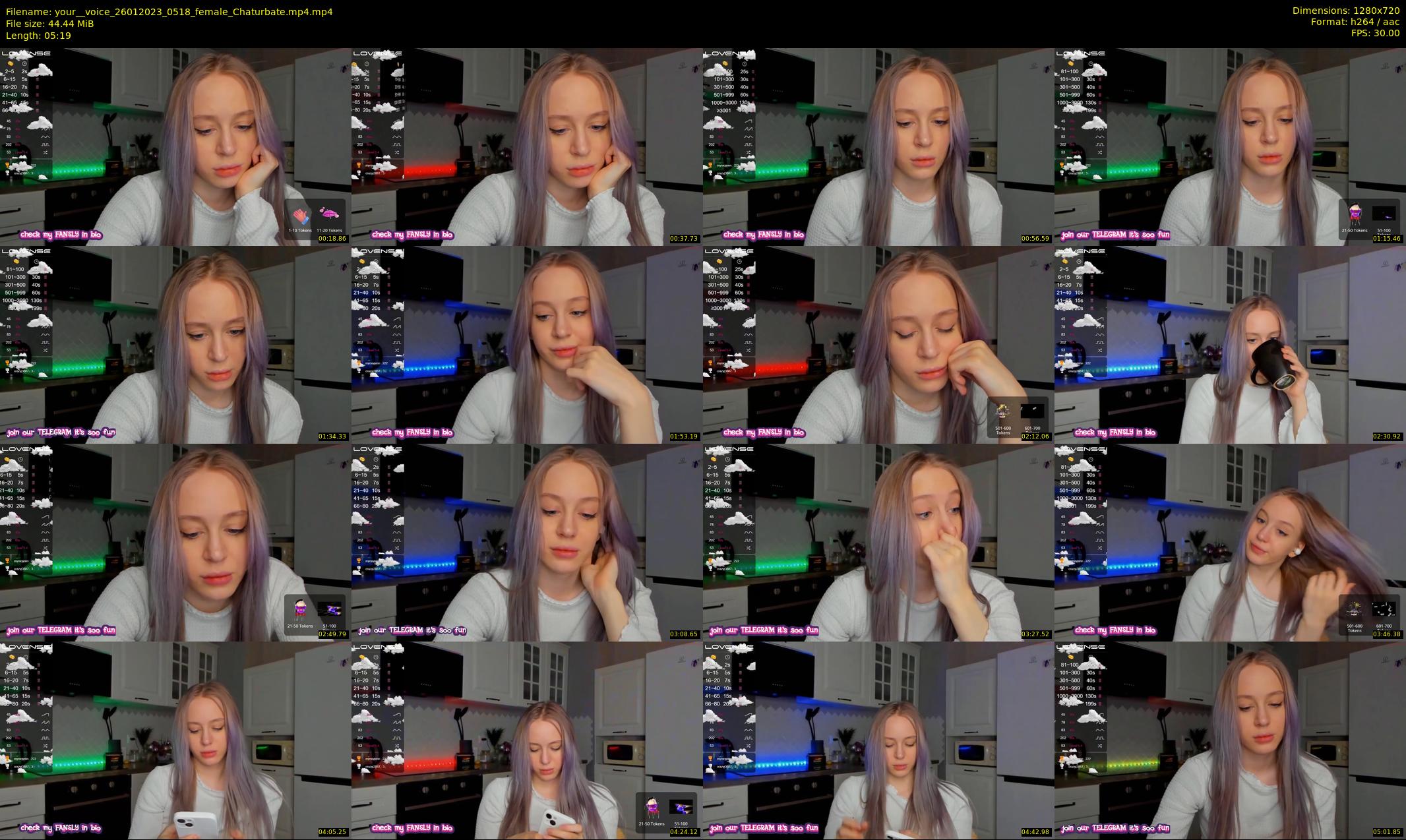 your__voice — 6 minute Chaturbate female cam show recording, 720p, Jan 26, 2023