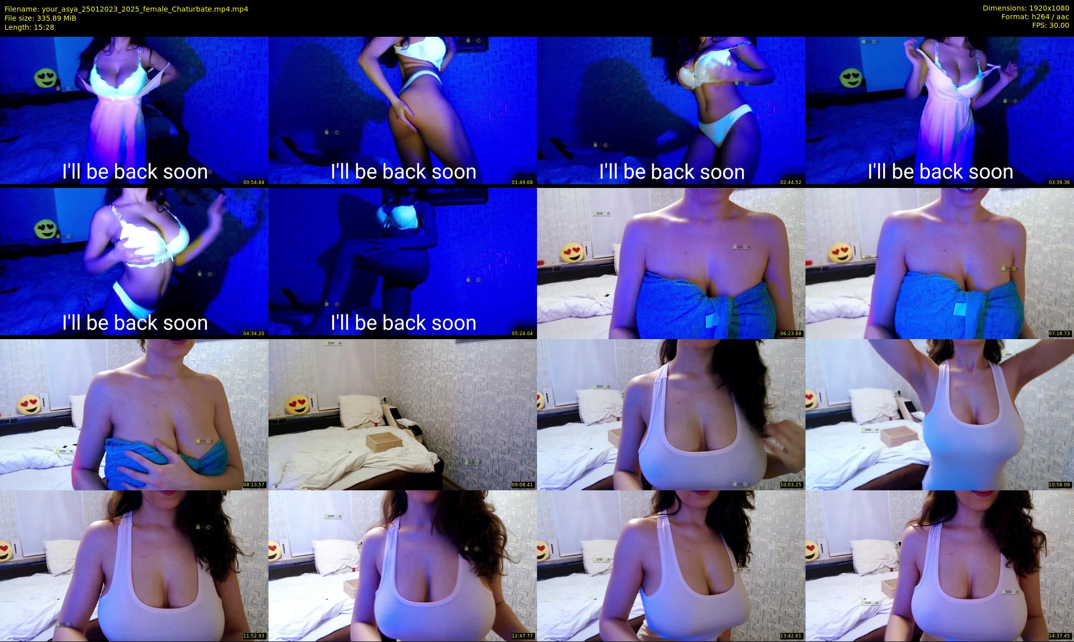 your_asya — 16 minute Chaturbate female cam show recording, 1080p, Jan 25, 2023