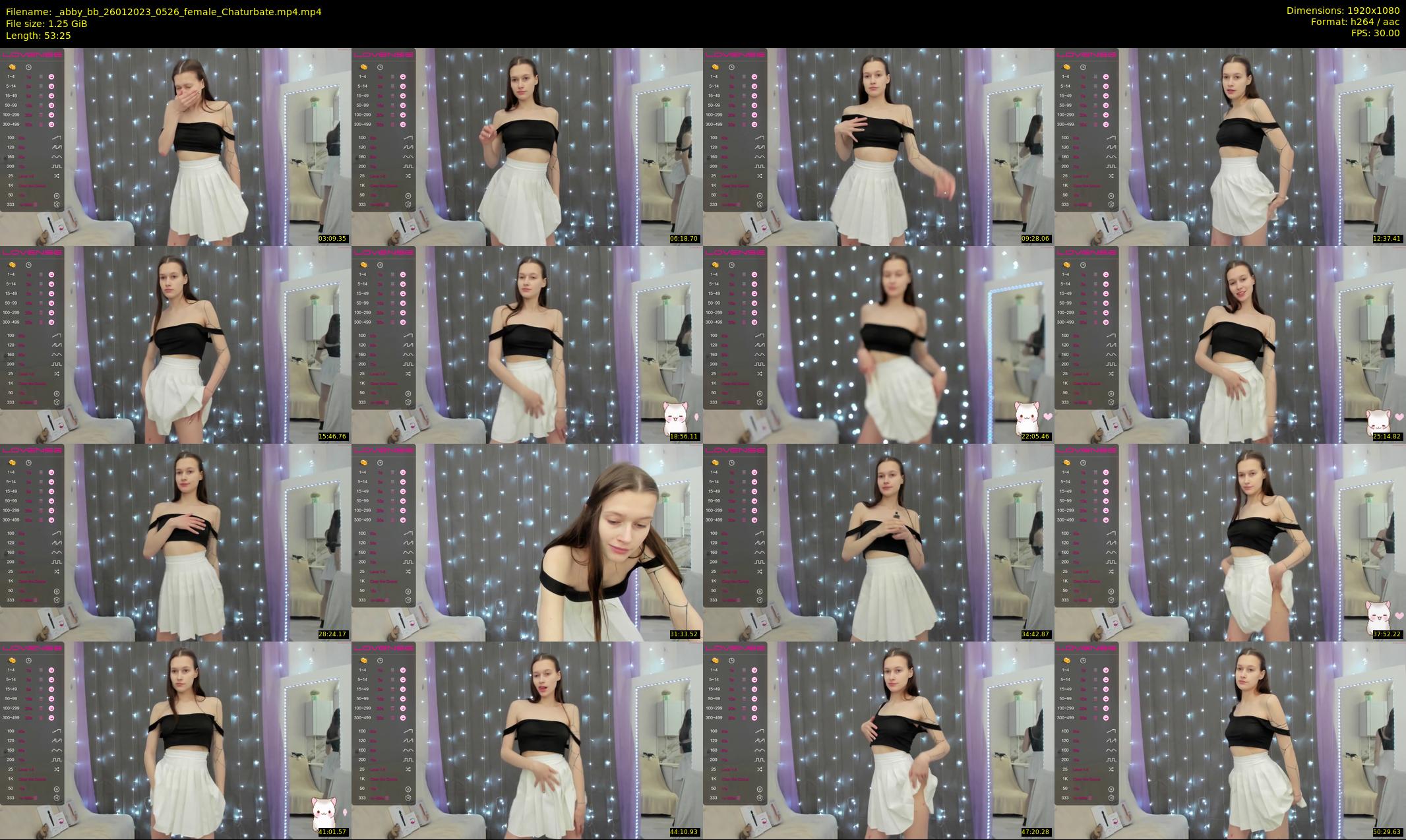 _abby_bb — 54 minute Chaturbate female cam show recording, 1080p, Jan 26, 2023