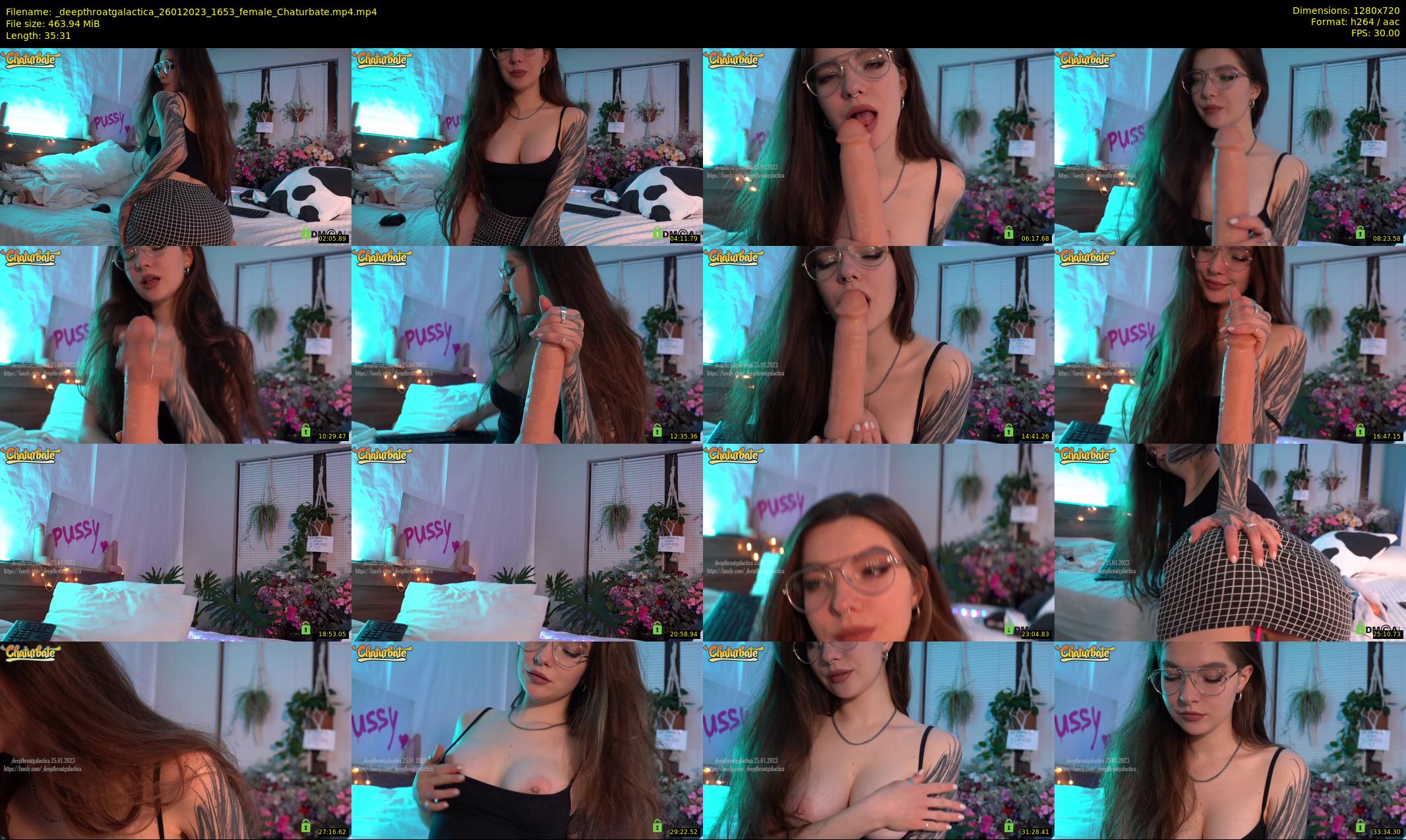 _deepthroatgalactica — 36 minute Chaturbate couple cam show recording, 720p, Jan 26, 2023