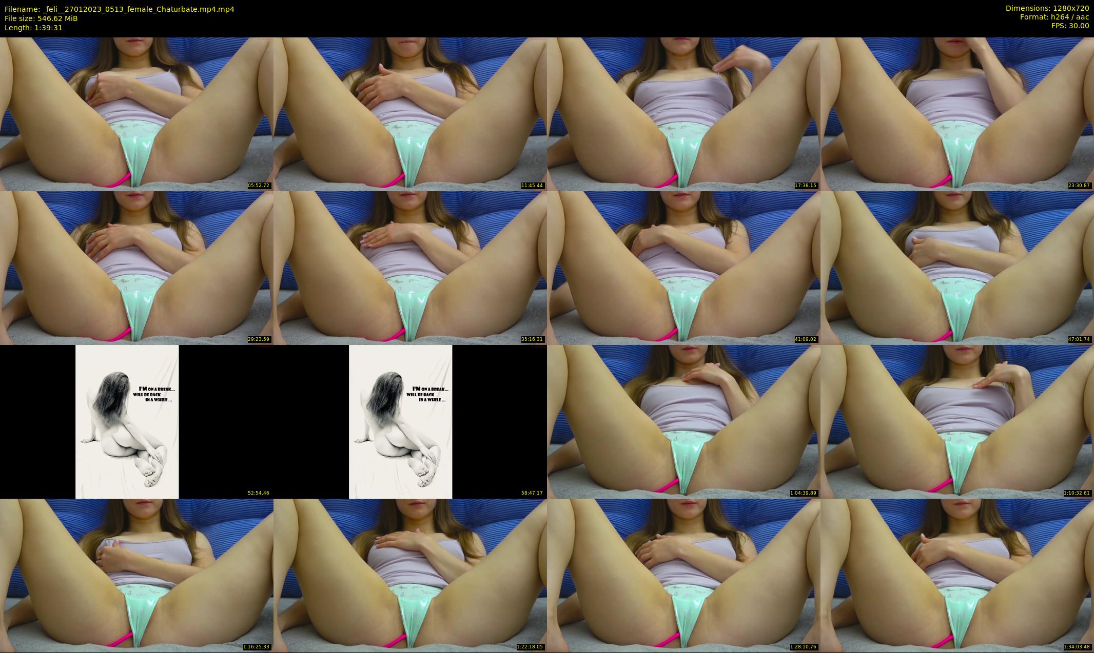 _feli_ — 100 minute Chaturbate female cam show recording, 720p, Jan 27, 2023