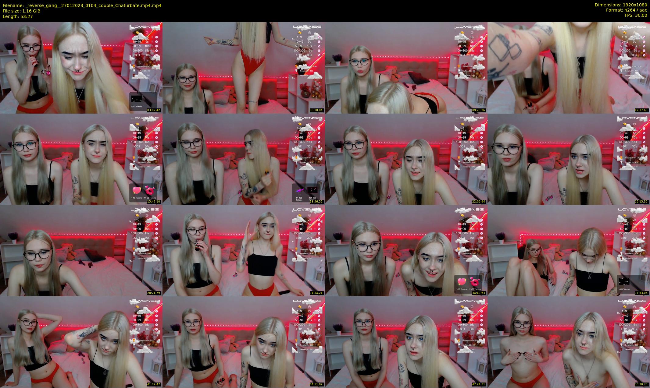 _reverse_gang_ — 54 minute Chaturbate couple cam show recording, 1080p, Jan 27, 2023