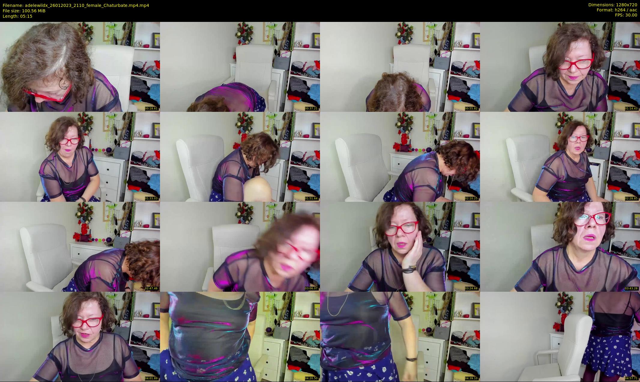 adelewildx — 6 minute Chaturbate female cam show recording, 720p, Jan 26, 2023
