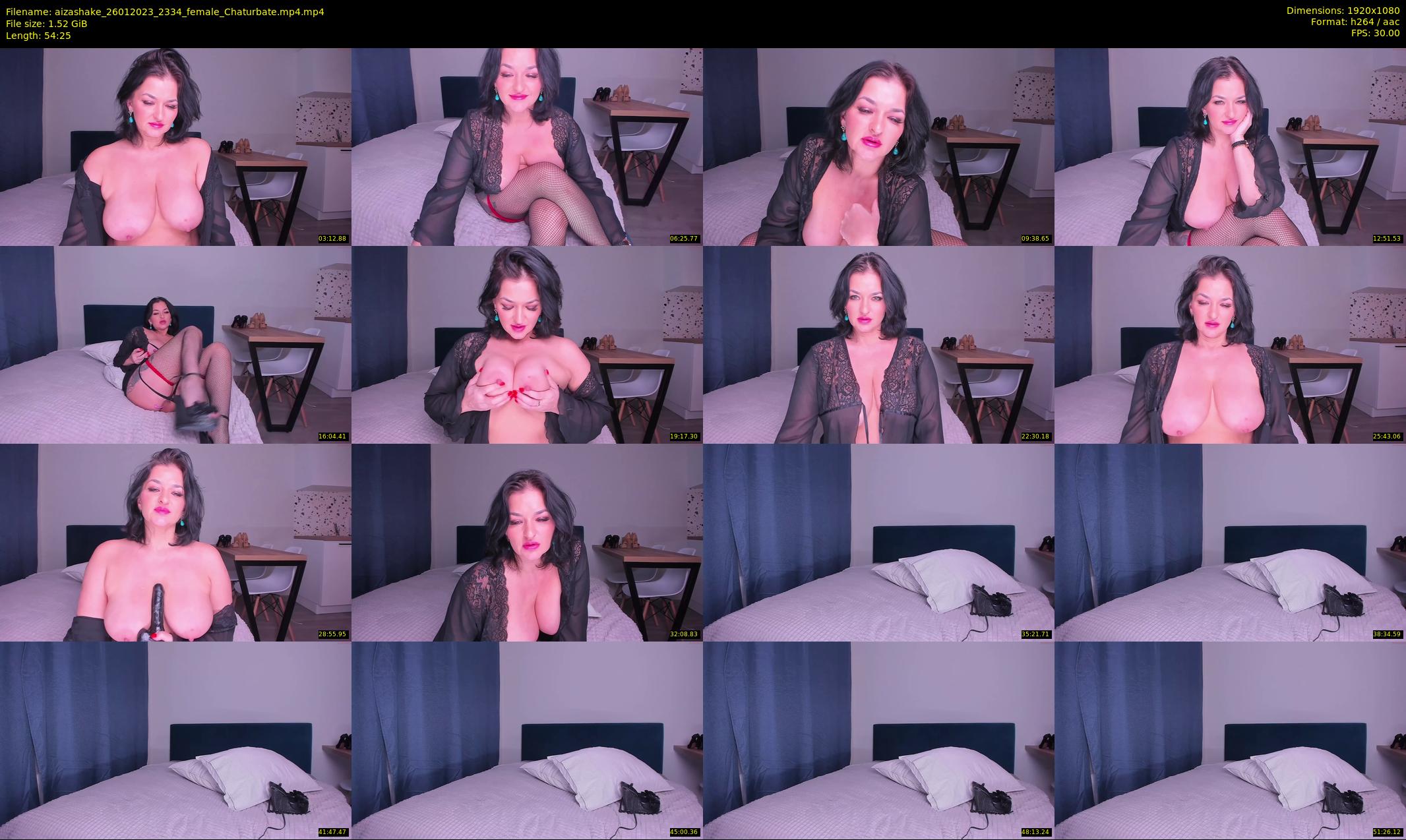 aizashake — 55 minute Chaturbate female cam show recording, 1080p, Jan 26, 2023