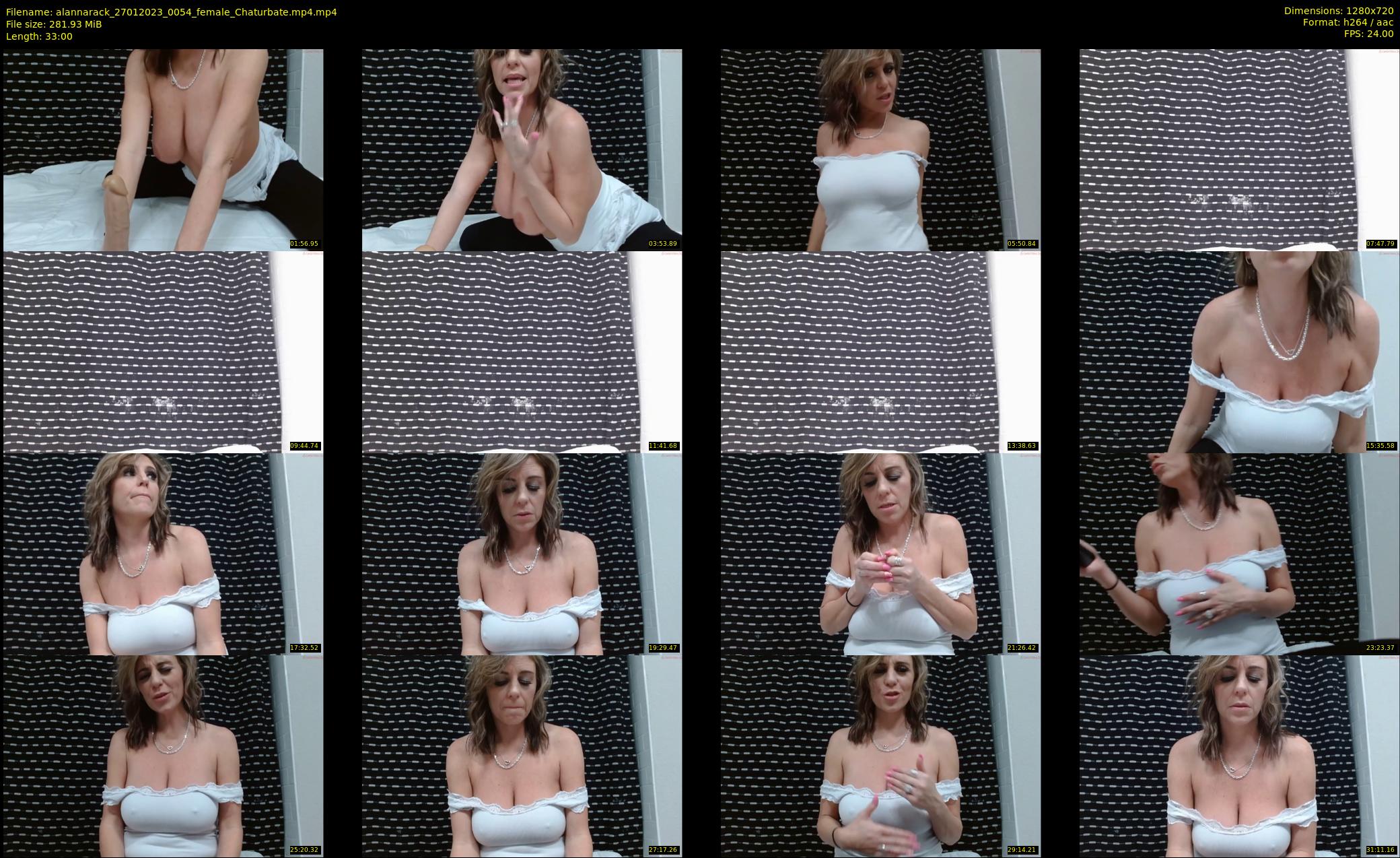 alannarack — 33 minute Chaturbate female cam show recording, 720p, Jan 27, 2023
