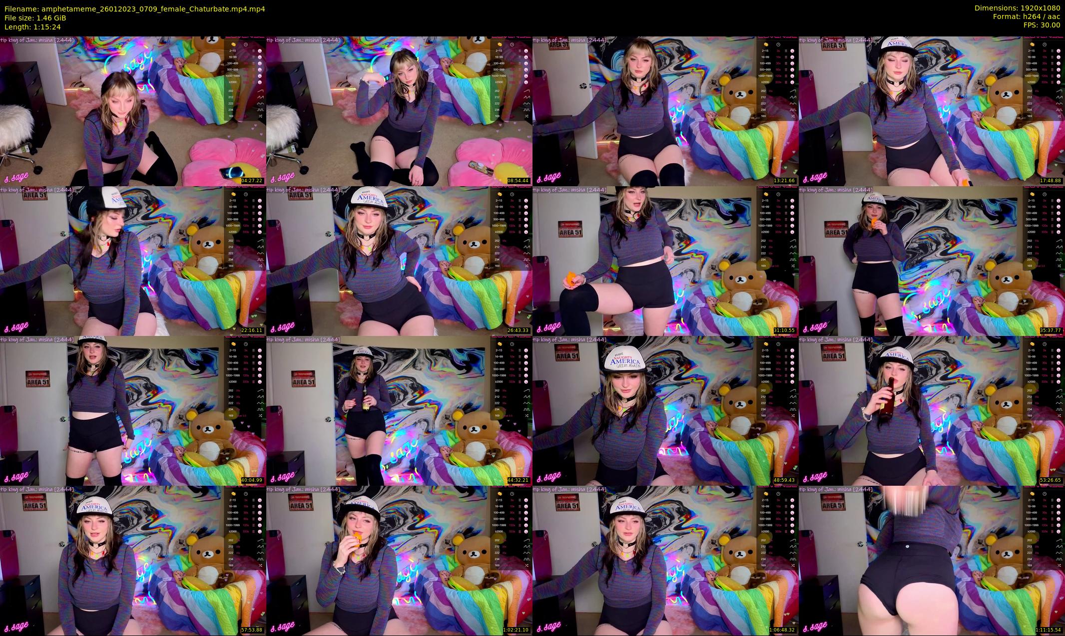 amphetameme — 76 minute Chaturbate female cam show recording, 1080p, Jan 26, 2023