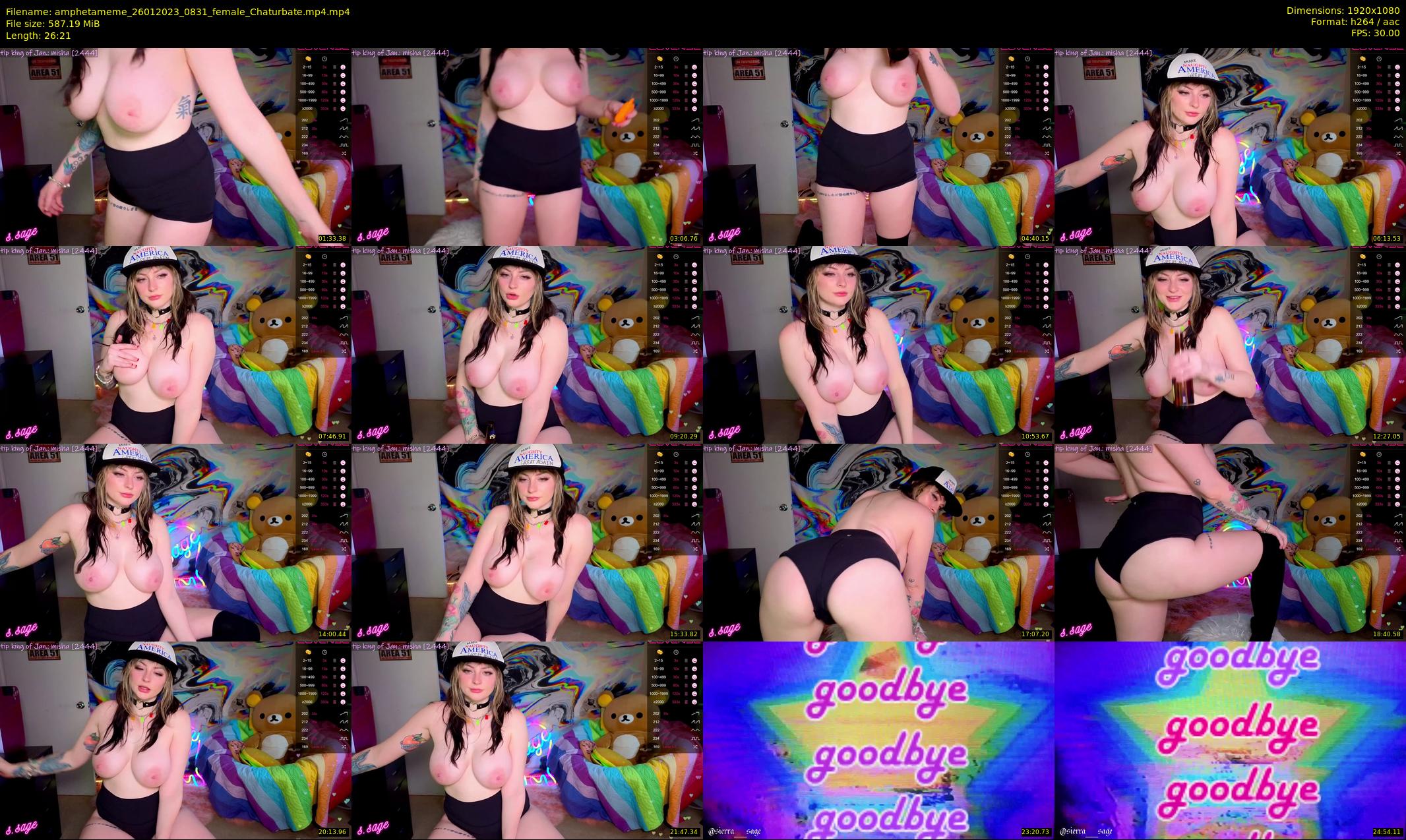 amphetameme — 27 minute Chaturbate female cam show recording, 1080p, Jan 26, 2023