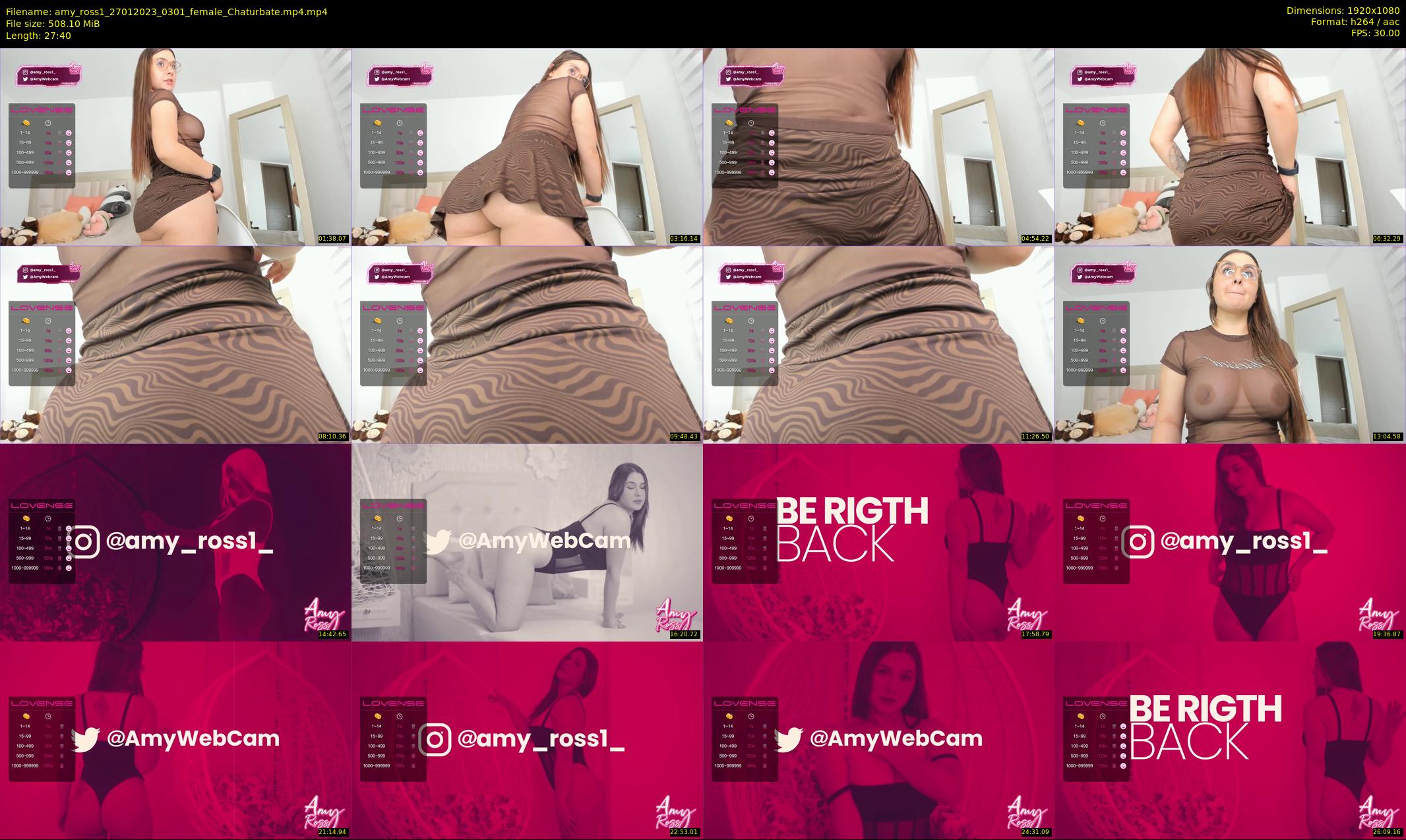 amy_ross1 — 28 minute Chaturbate female cam show recording, 1080p, Jan 27, 2023