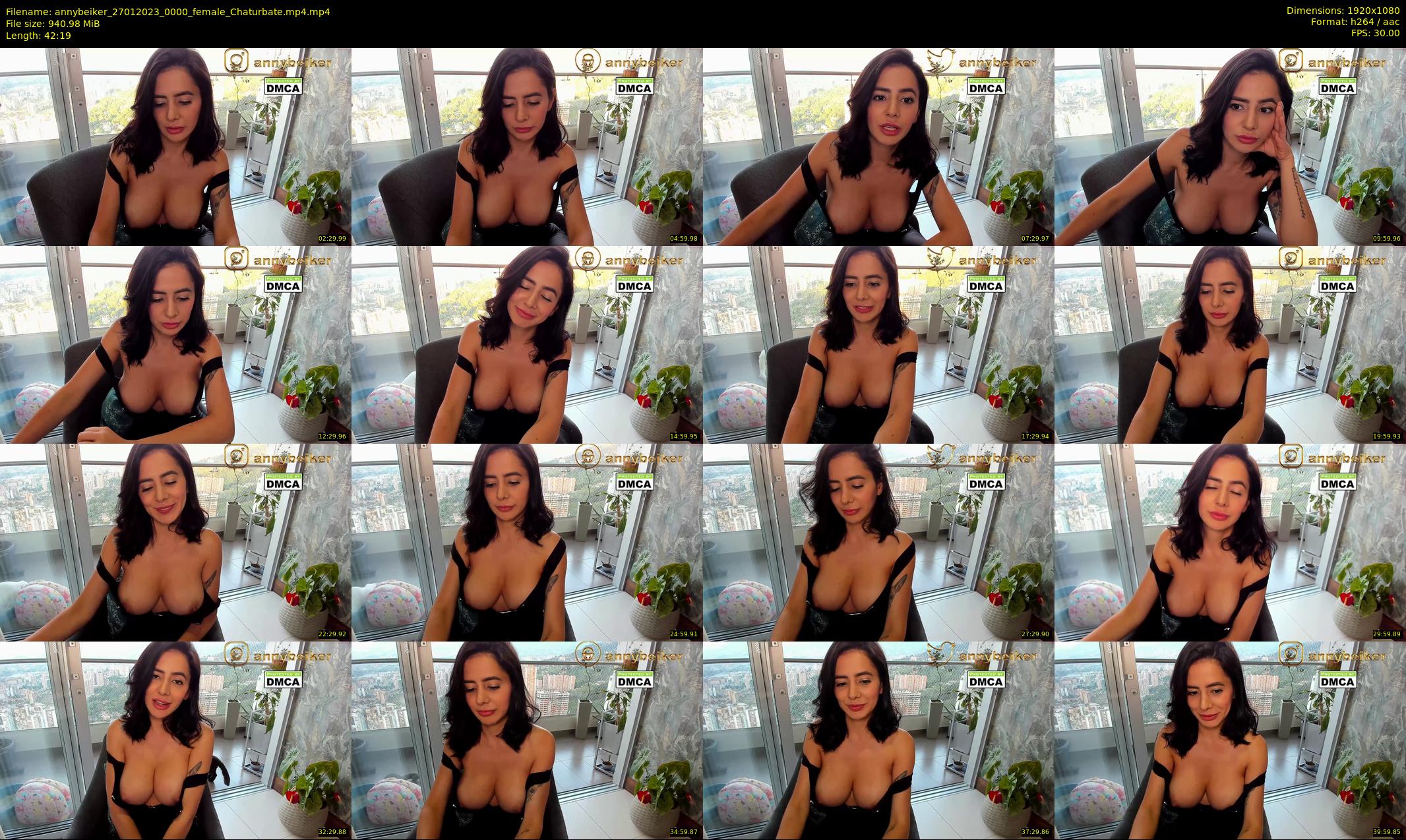 annybeiker — 43 minute Chaturbate female cam show recording, 1080p, Jan 27, 2023