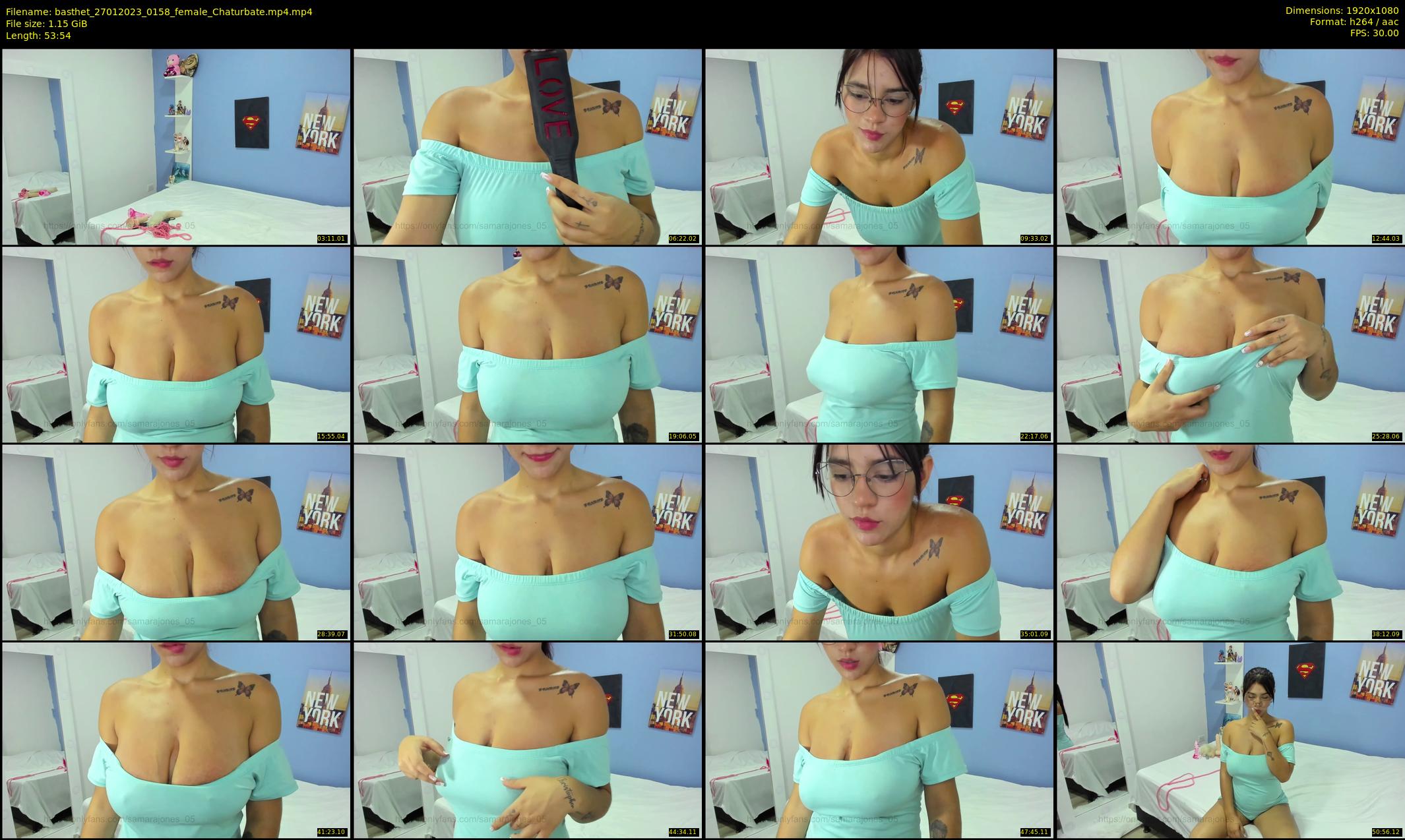 basthet — 54 minute Chaturbate female cam show recording, 1080p, Jan 27, 2023
