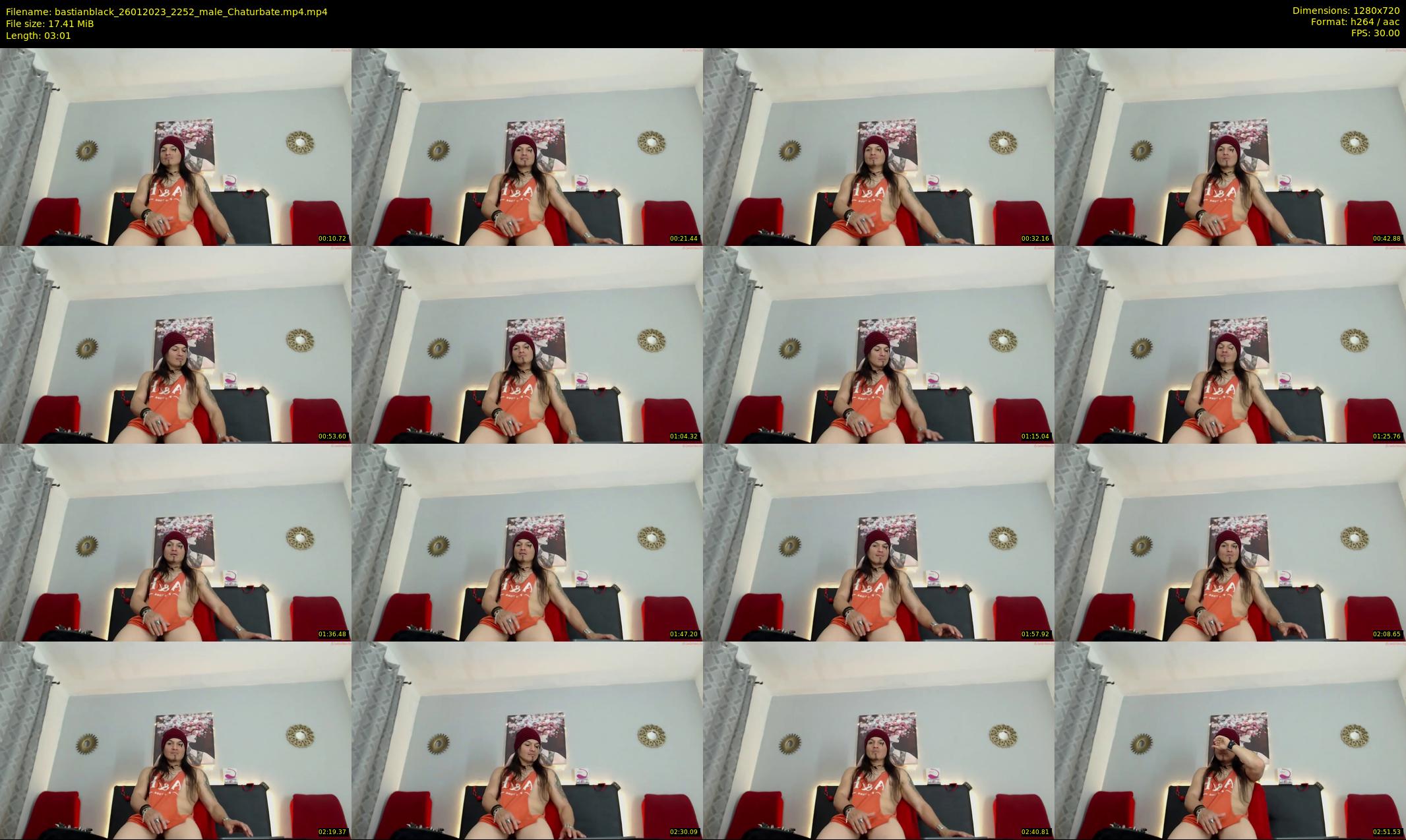bastianblack — 4 minute Chaturbate male cam show recording, 720p, Jan 26, 2023