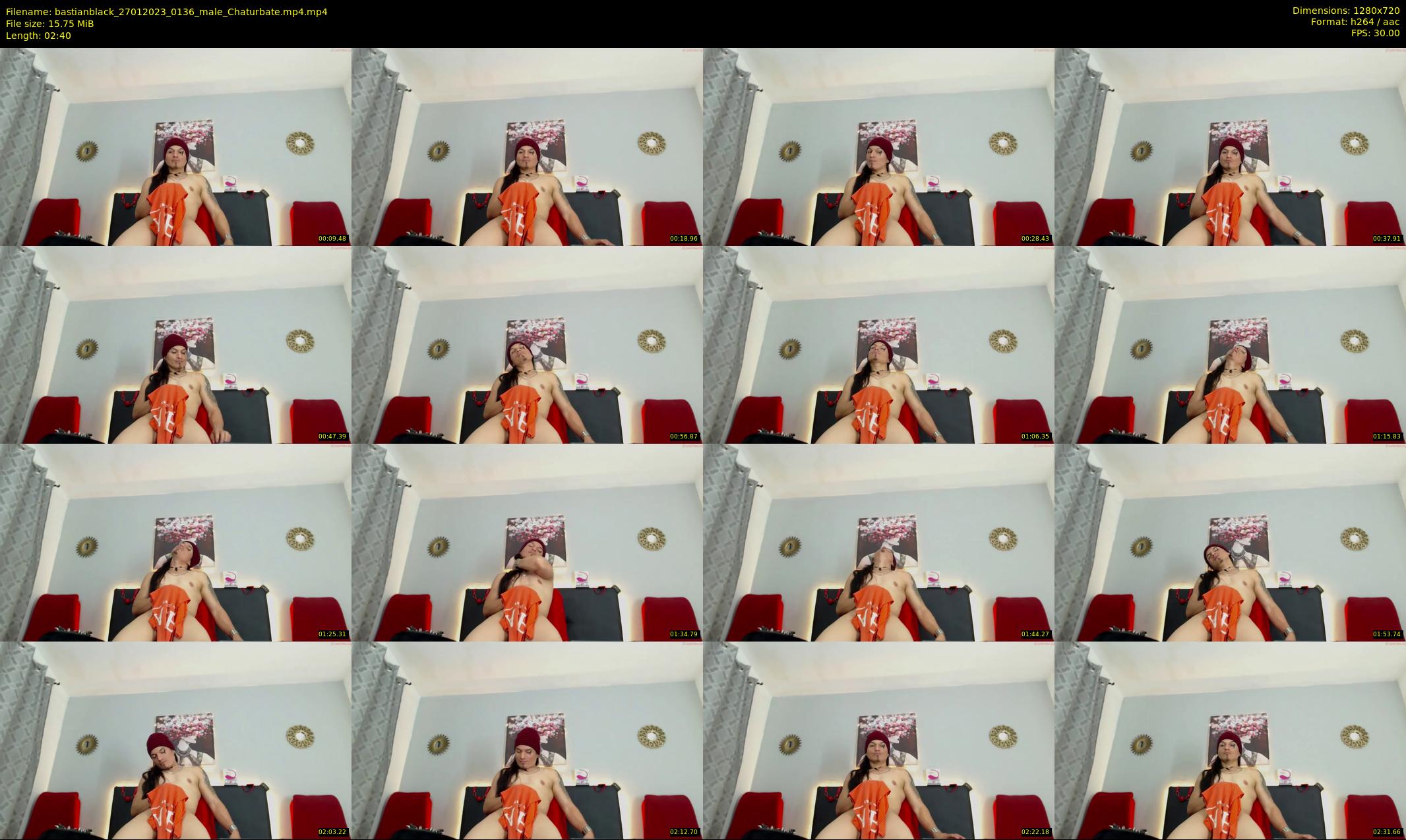 bastianblack — 3 minute Chaturbate male cam show recording, 720p, Jan 27, 2023