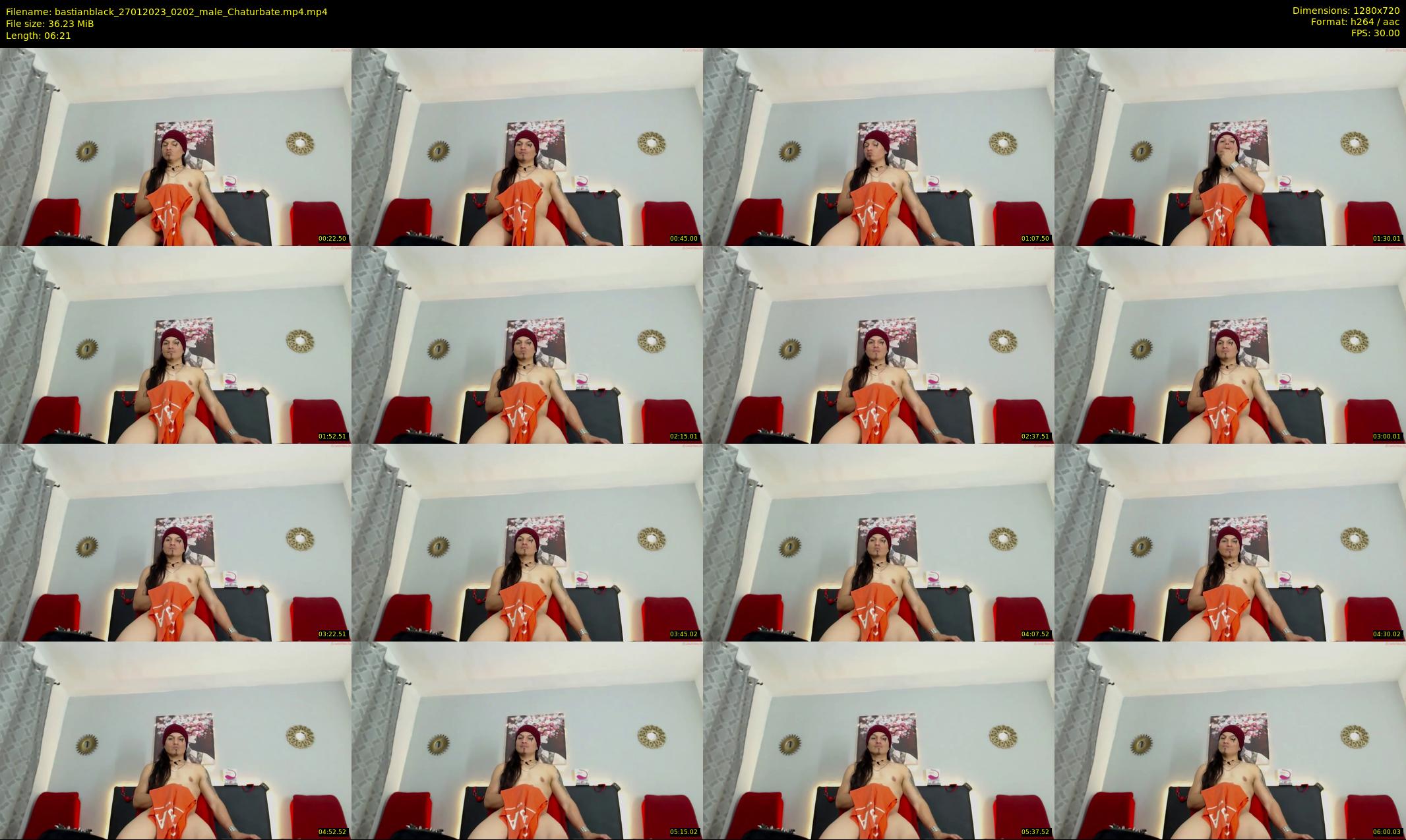bastianblack — 7 minute Chaturbate male cam show recording, 720p, Jan 27, 2023