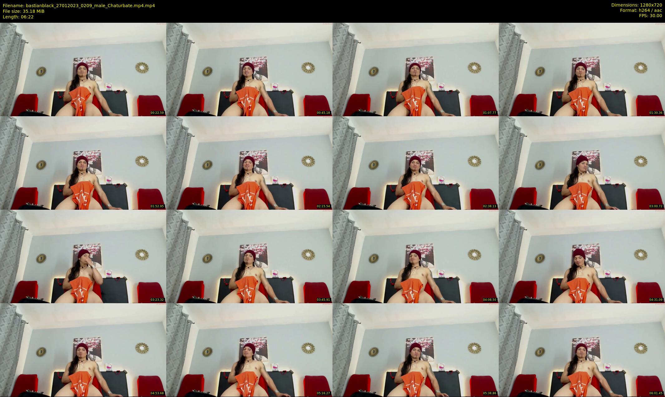 bastianblack — 7 minute Chaturbate male cam show recording, 720p, Jan 27, 2023