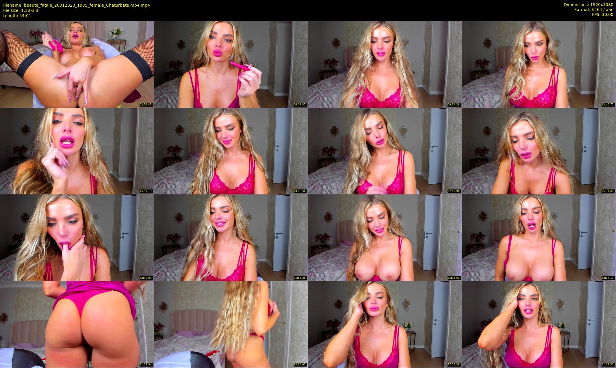 beaute_fatale — 55 minute Chaturbate female cam show recording, 1080p, Jan 26, 2023