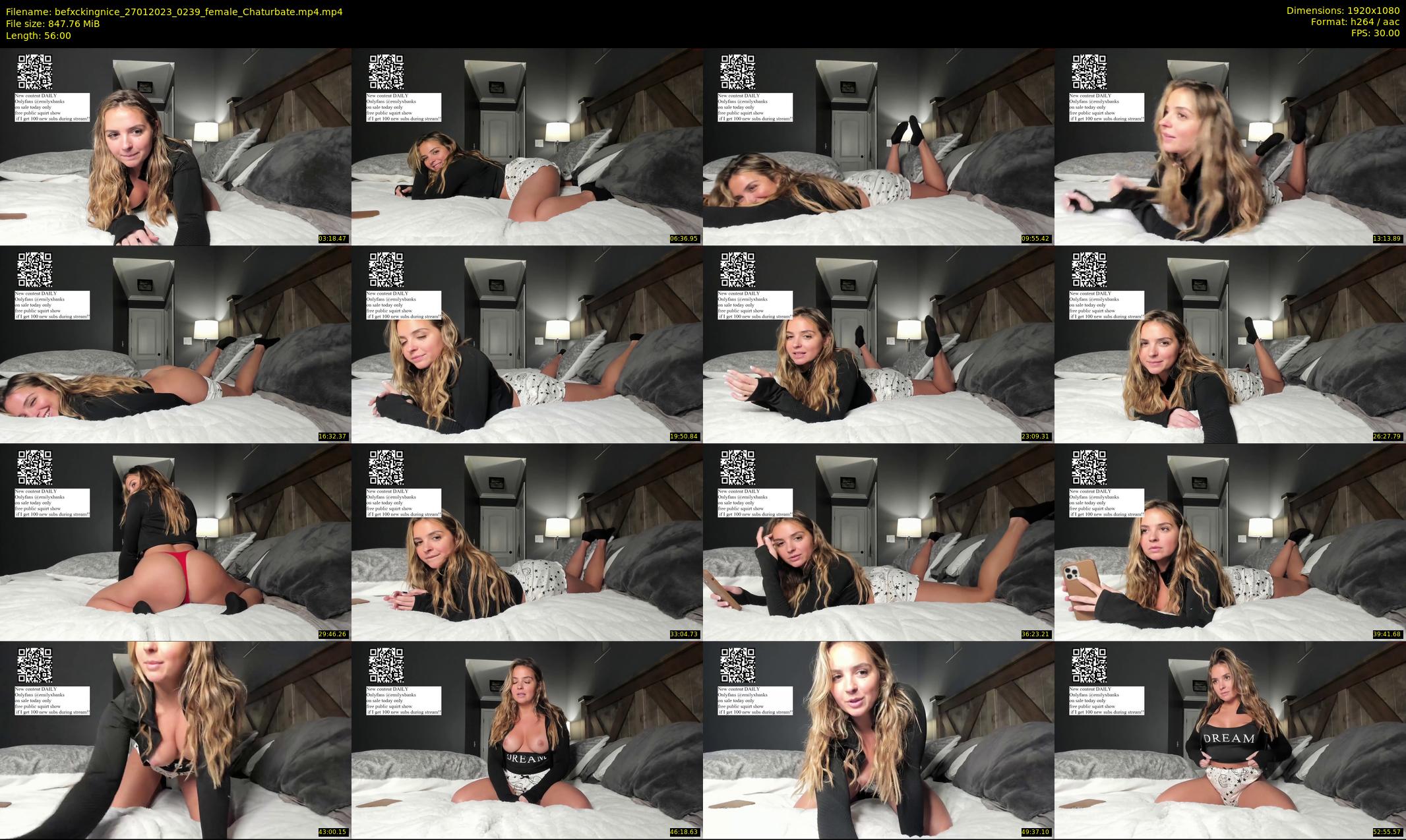 befxckingnice — 56 minute Chaturbate female cam show recording, 1080p, Jan 27, 2023