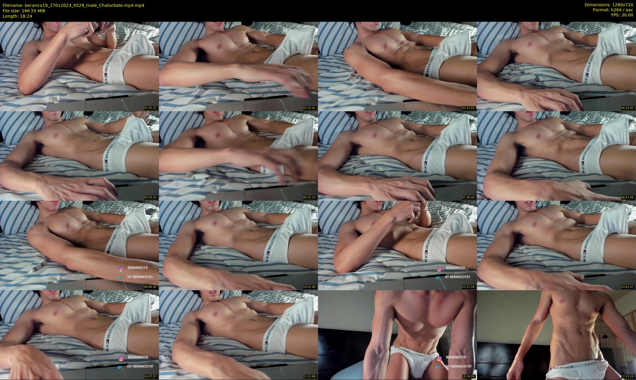 beranco19 — 19 minute Chaturbate male cam show recording, 720p, Jan 27, 2023