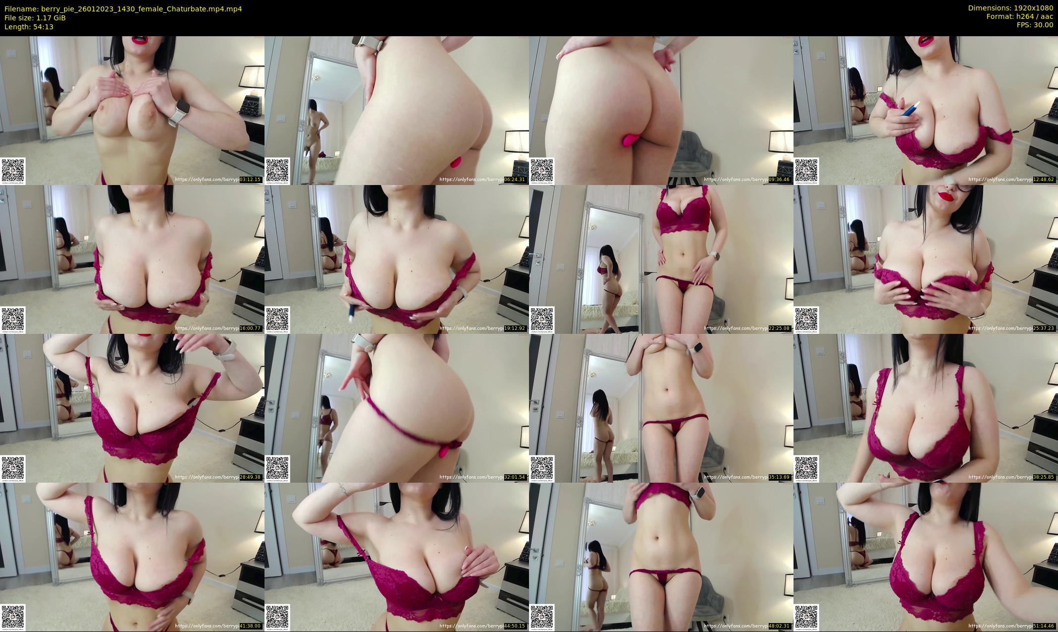 berry_pie — 55 minute Chaturbate female cam show recording, 1080p, Jan 26, 2023