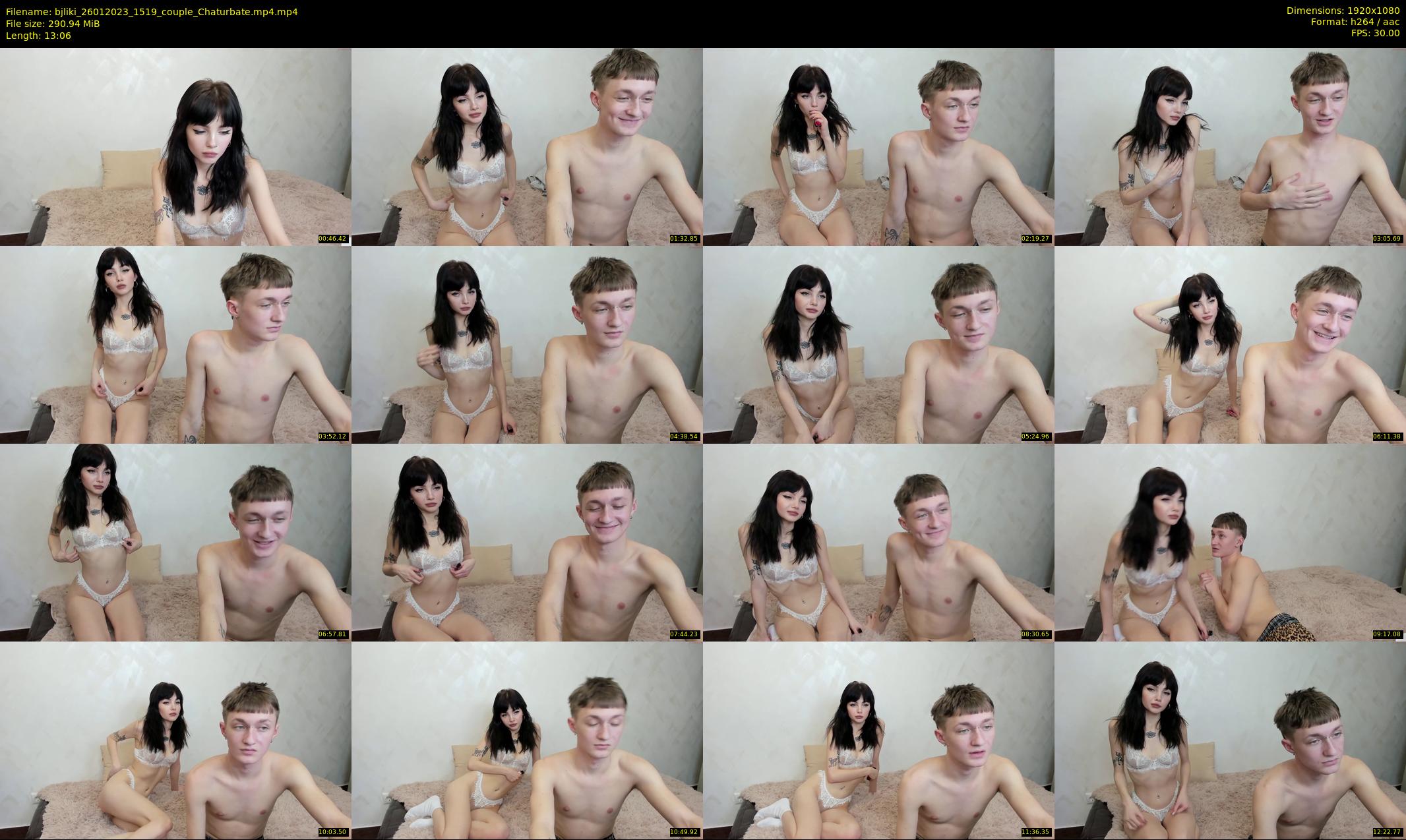 bjliki — 14 minute Chaturbate couple cam show recording, 1080p, Jan 26, 2023