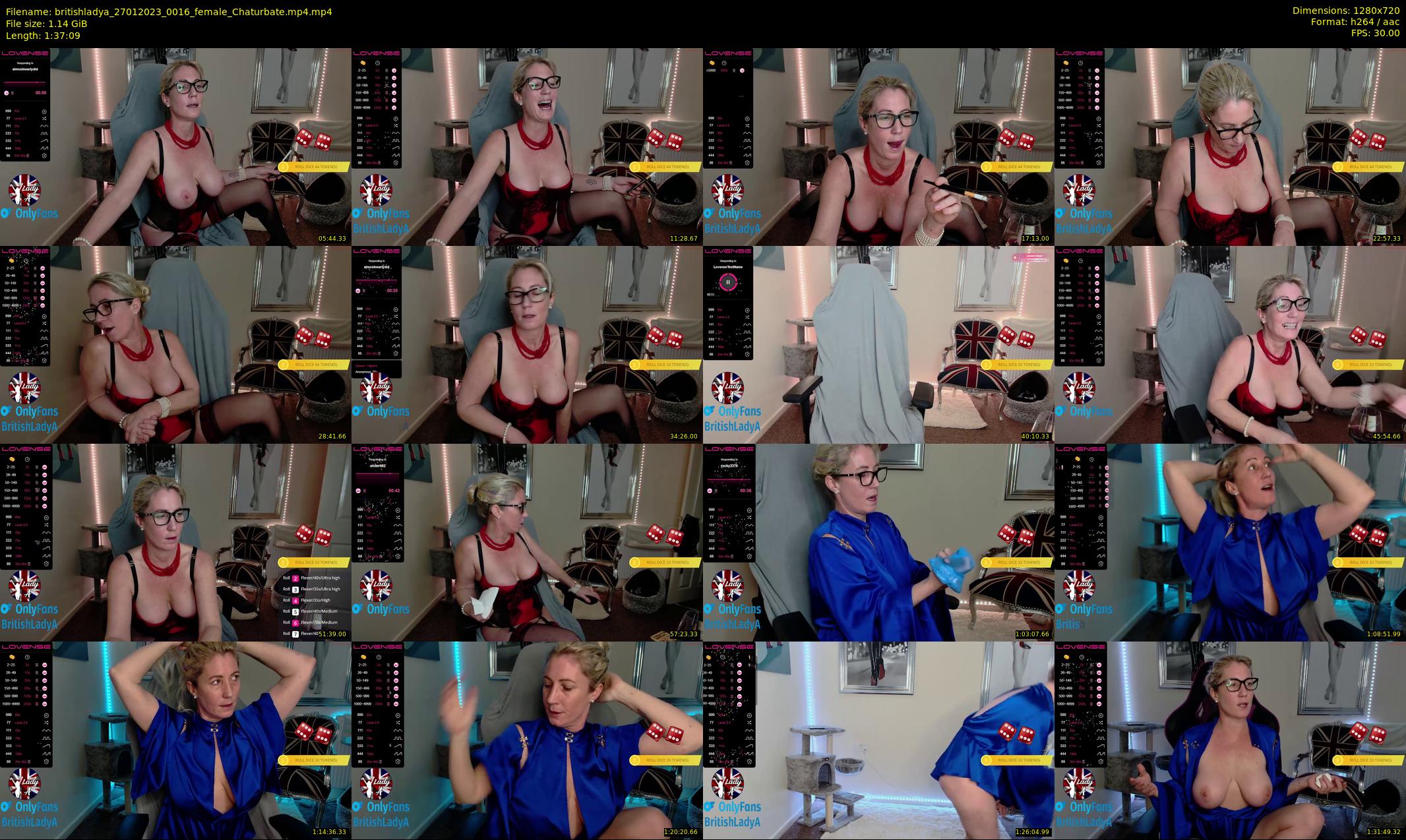 britishladya — 98 minute Chaturbate female cam show recording, 720p, Jan 27, 2023