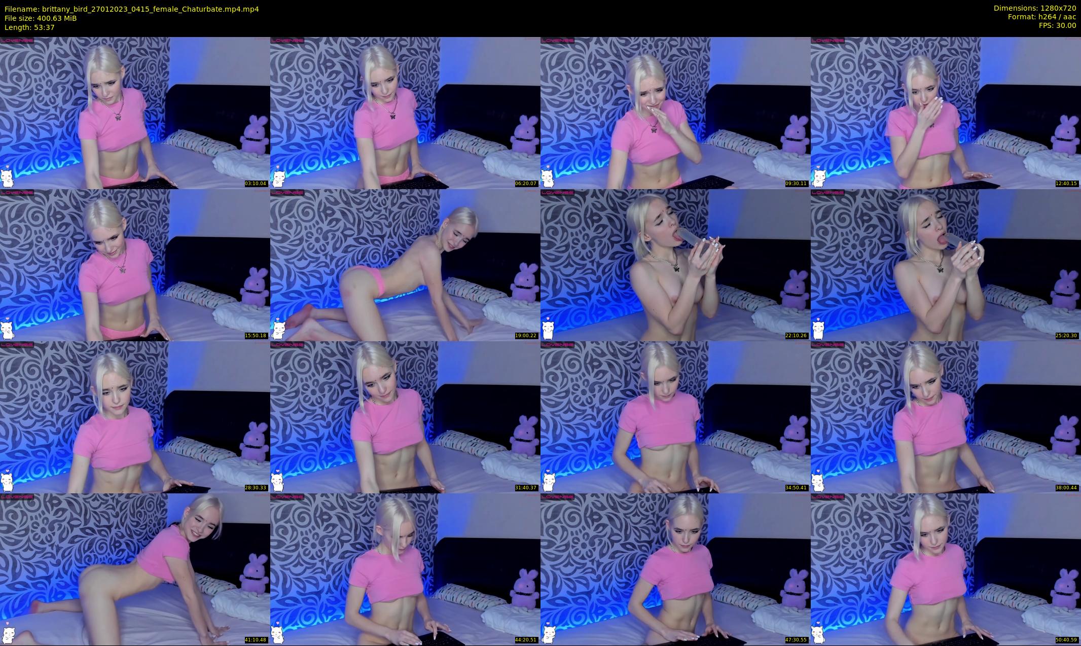 brittany_bird — 54 minute Chaturbate female cam show recording, 720p, Jan 27, 2023
