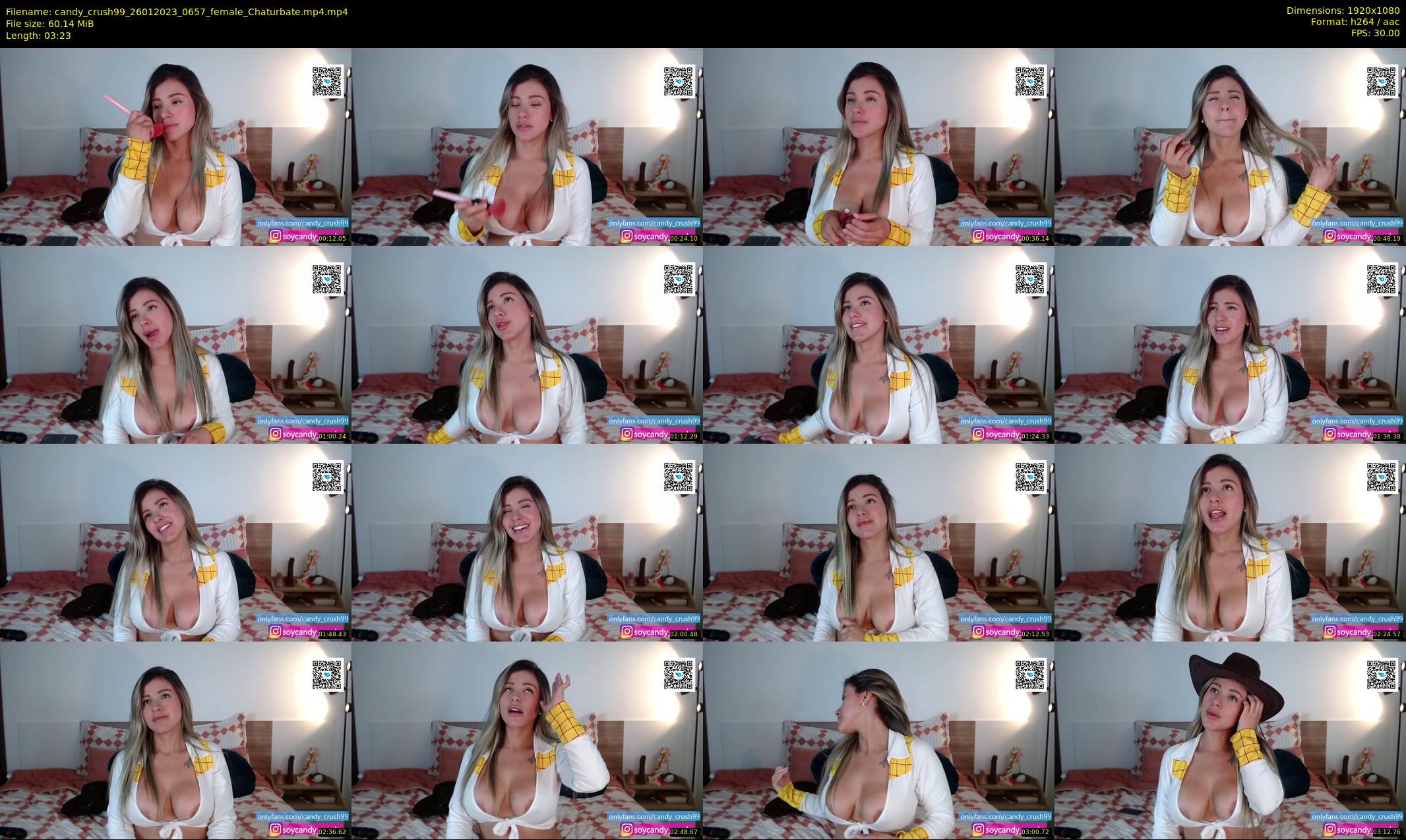 candy_crush99 — 4 minute Chaturbate female cam show recording, 1080p, Jan 26, 2023