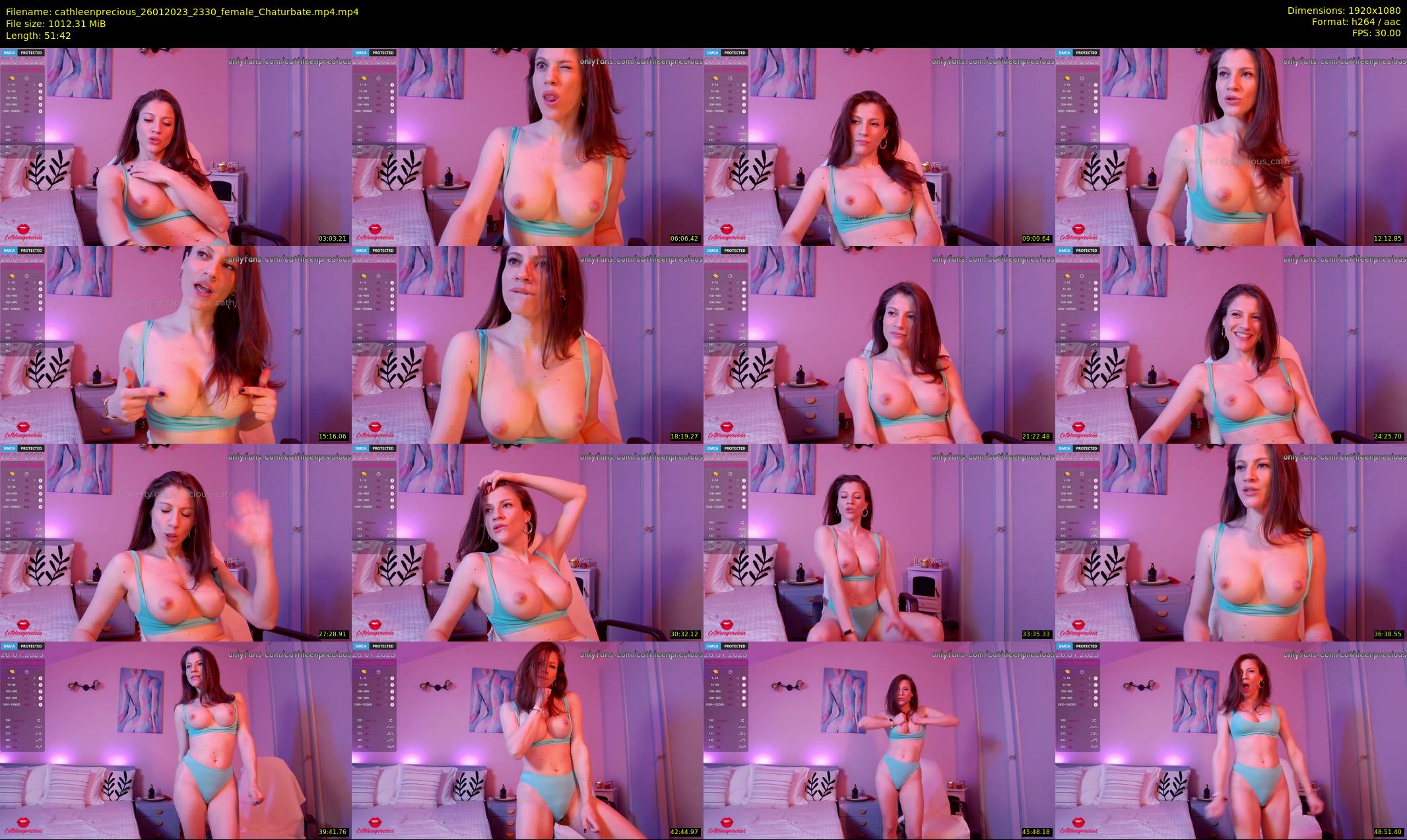 cathleenprecious — 52 minute Chaturbate female cam show recording, 1080p, Jan 26, 2023