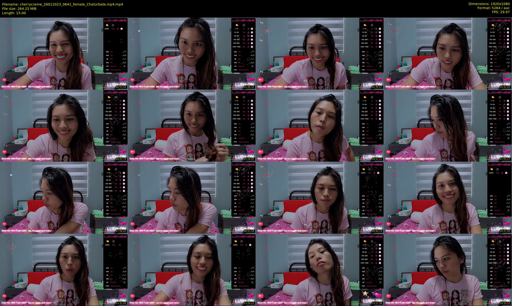 cherrycreme — 15 minute Chaturbate female cam show recording, 1080p, Jan 26, 2023