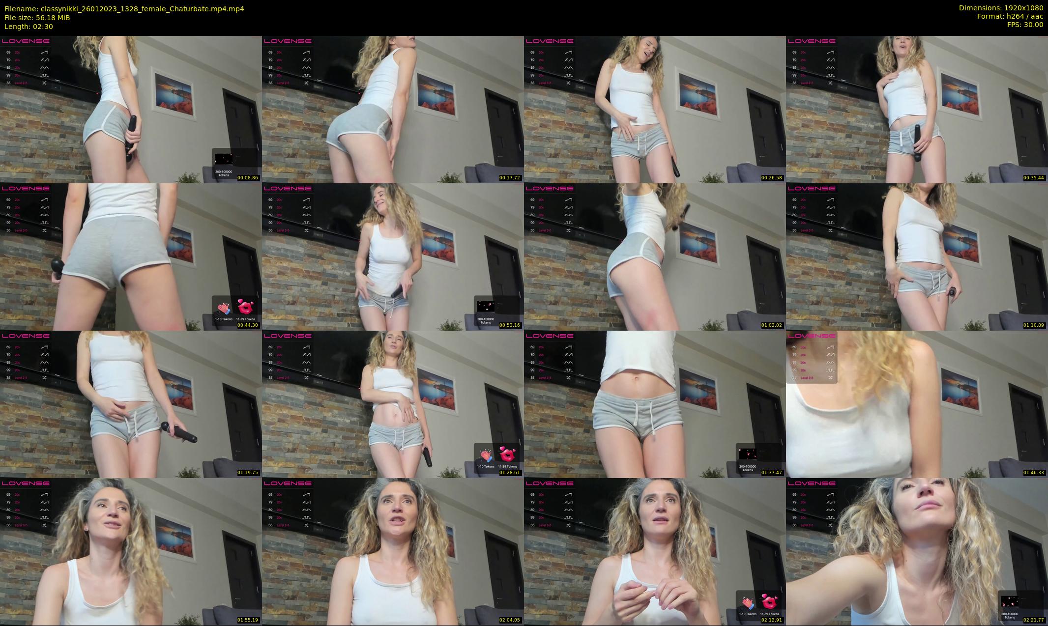 classynikki — 3 minute Chaturbate female cam show recording, 1080p, Jan 26, 2023