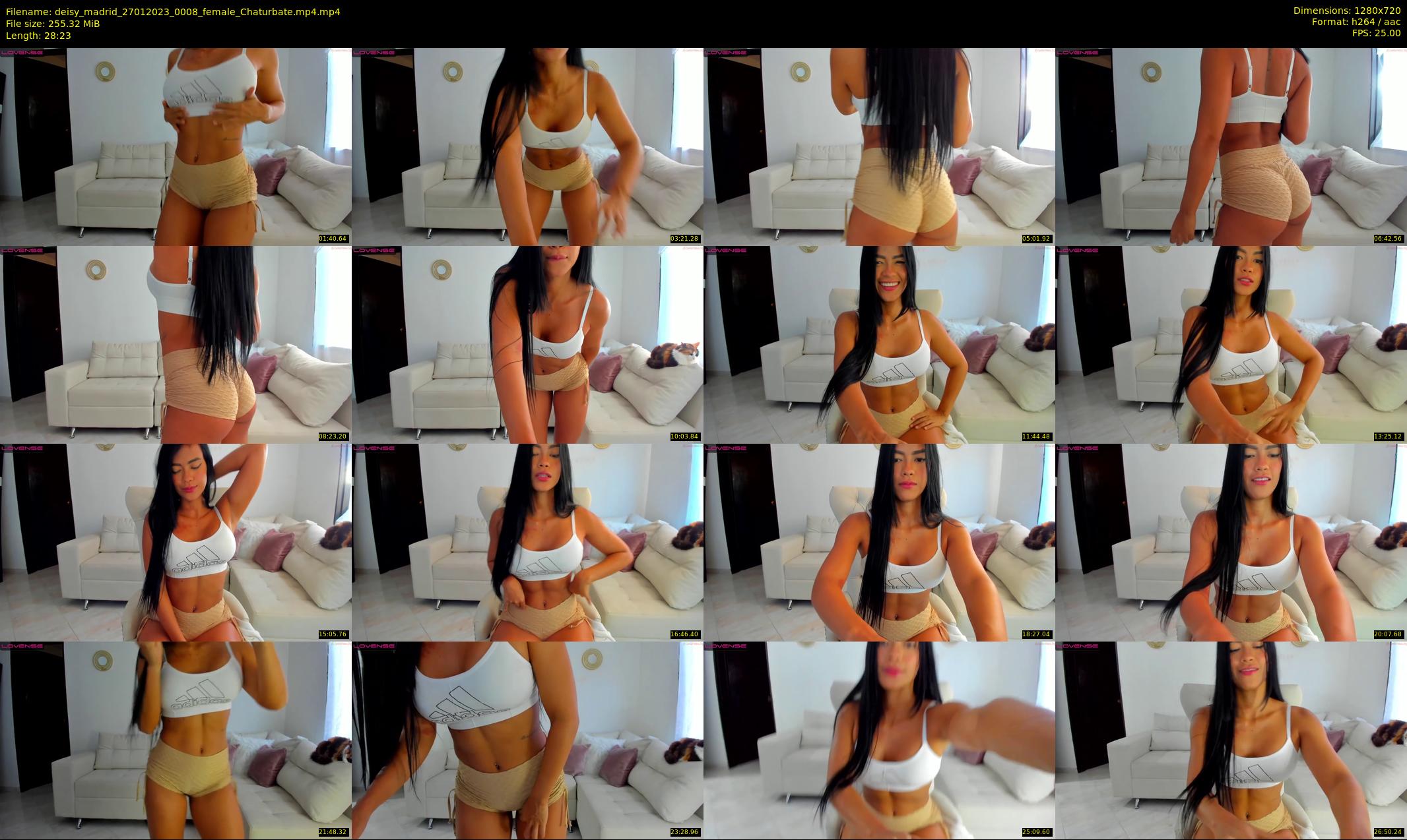 deisy_madrid — 29 minute Chaturbate female cam show recording, 720p, Jan 27, 2023