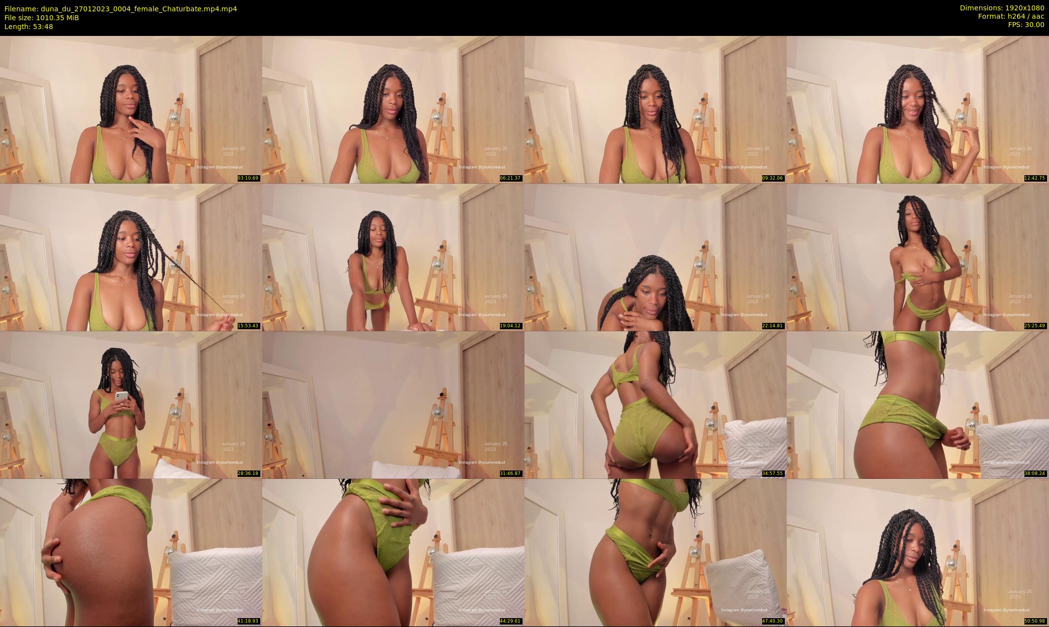 duna_du — 54 minute Chaturbate female cam show recording, 1080p, Jan 27, 2023