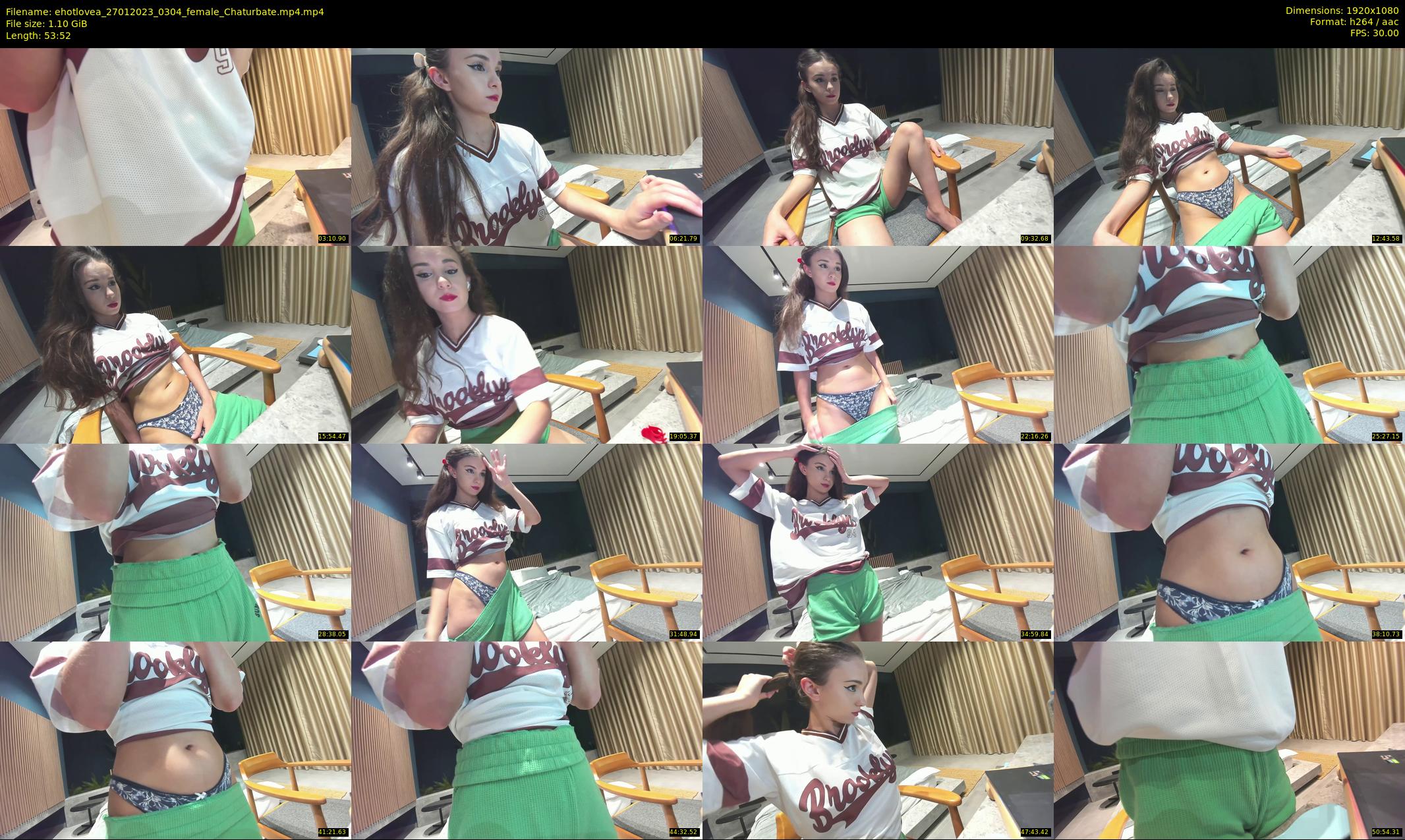 ehotlovea — 54 minute Chaturbate female cam show recording, 1080p, Jan 27, 2023